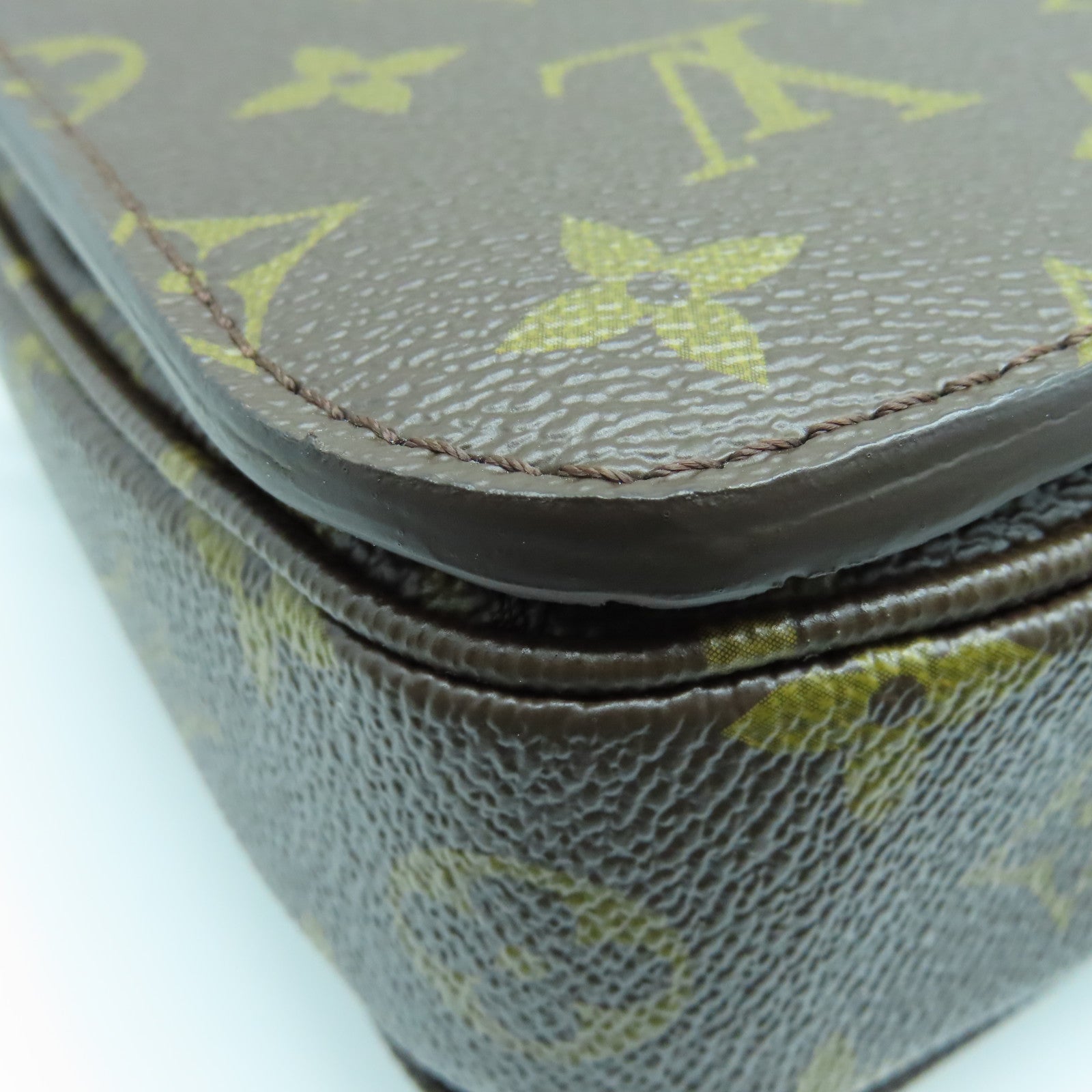 LOUIS VUITTON Monogram Pochette Metis金扣手挽肩背两用袋啡色