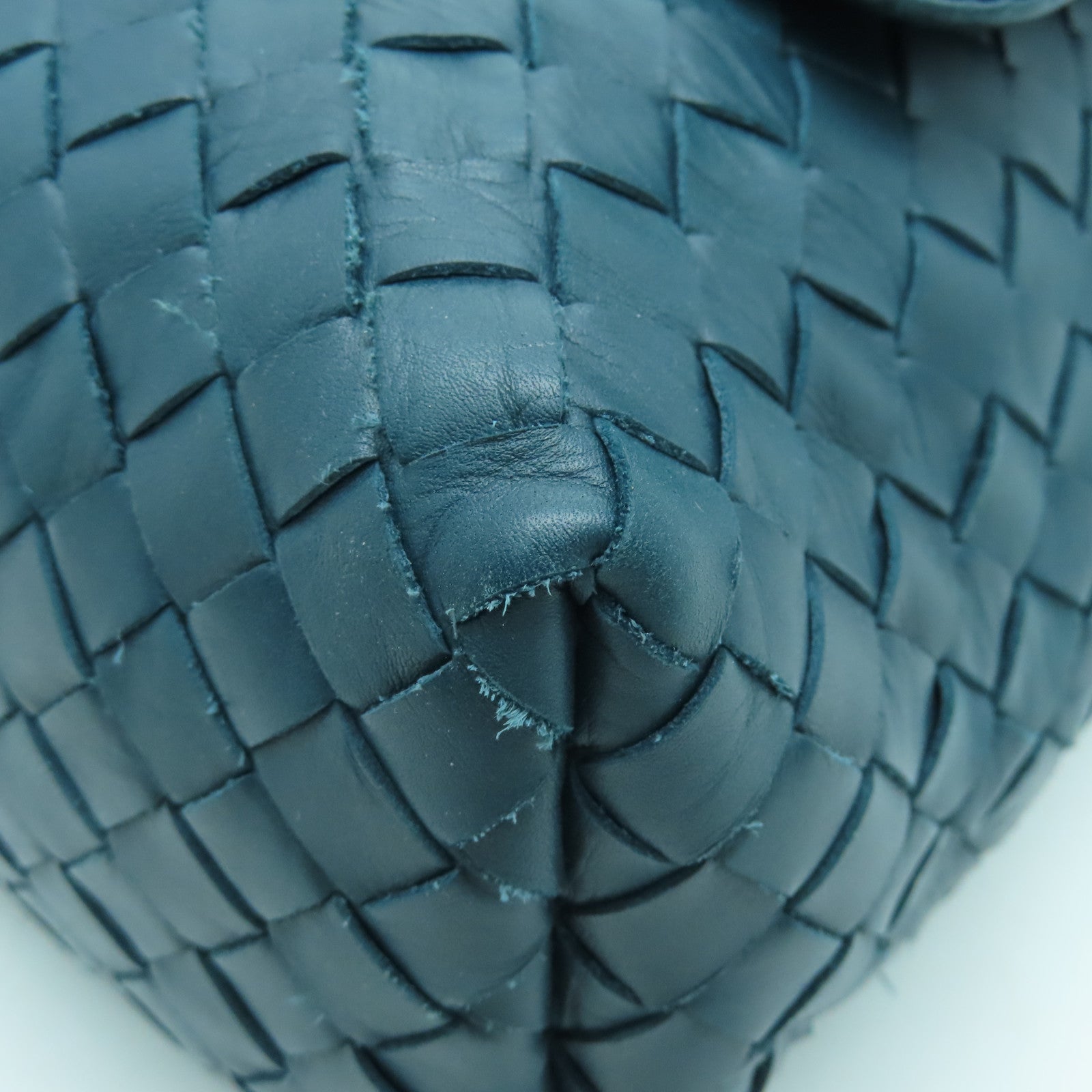 BOTTEGA VENETA 织纹皮革Shoulder Bag银扣肩背袋绿色