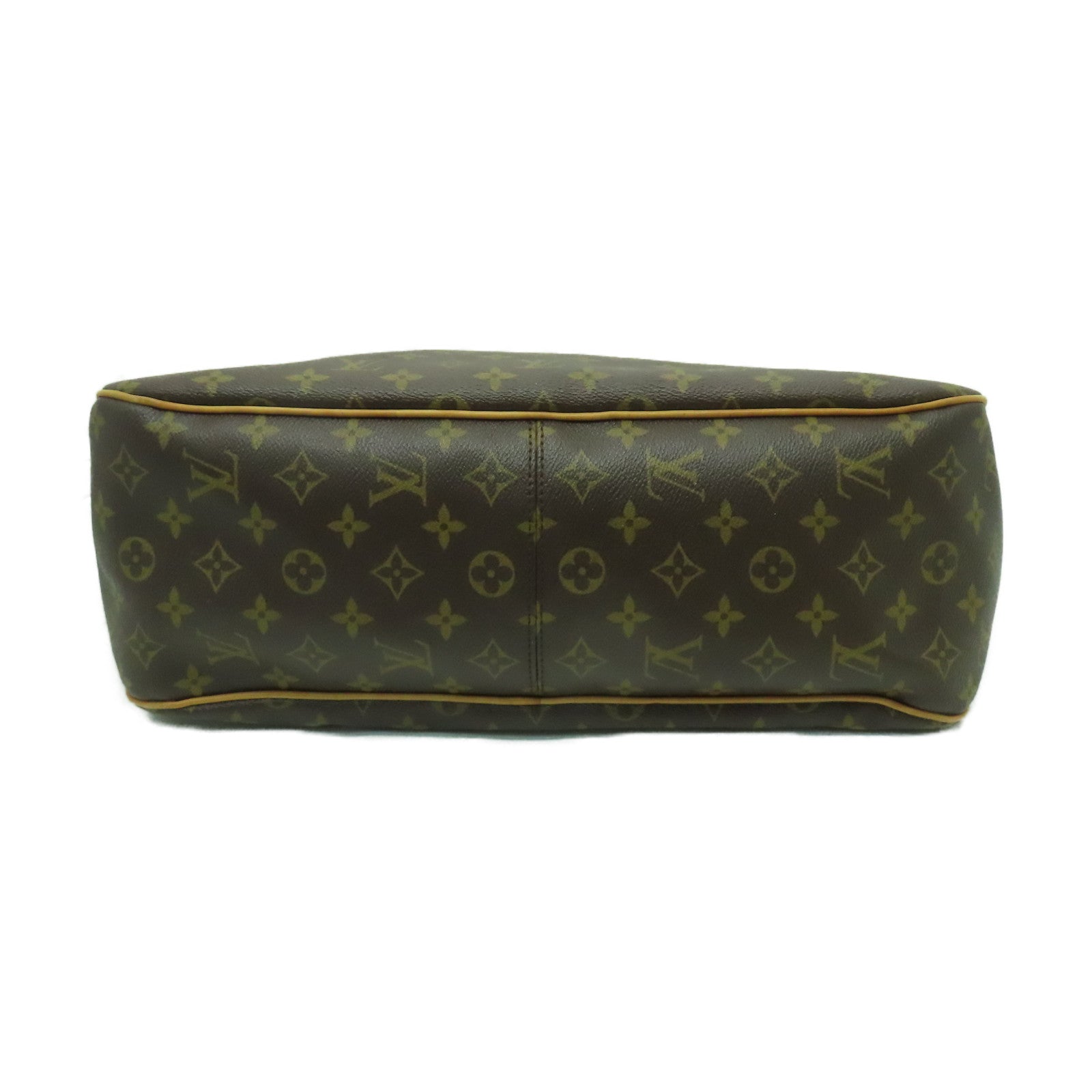 LOUIS VUITTON Monogram Delightful MM金扣肩背袋啡色