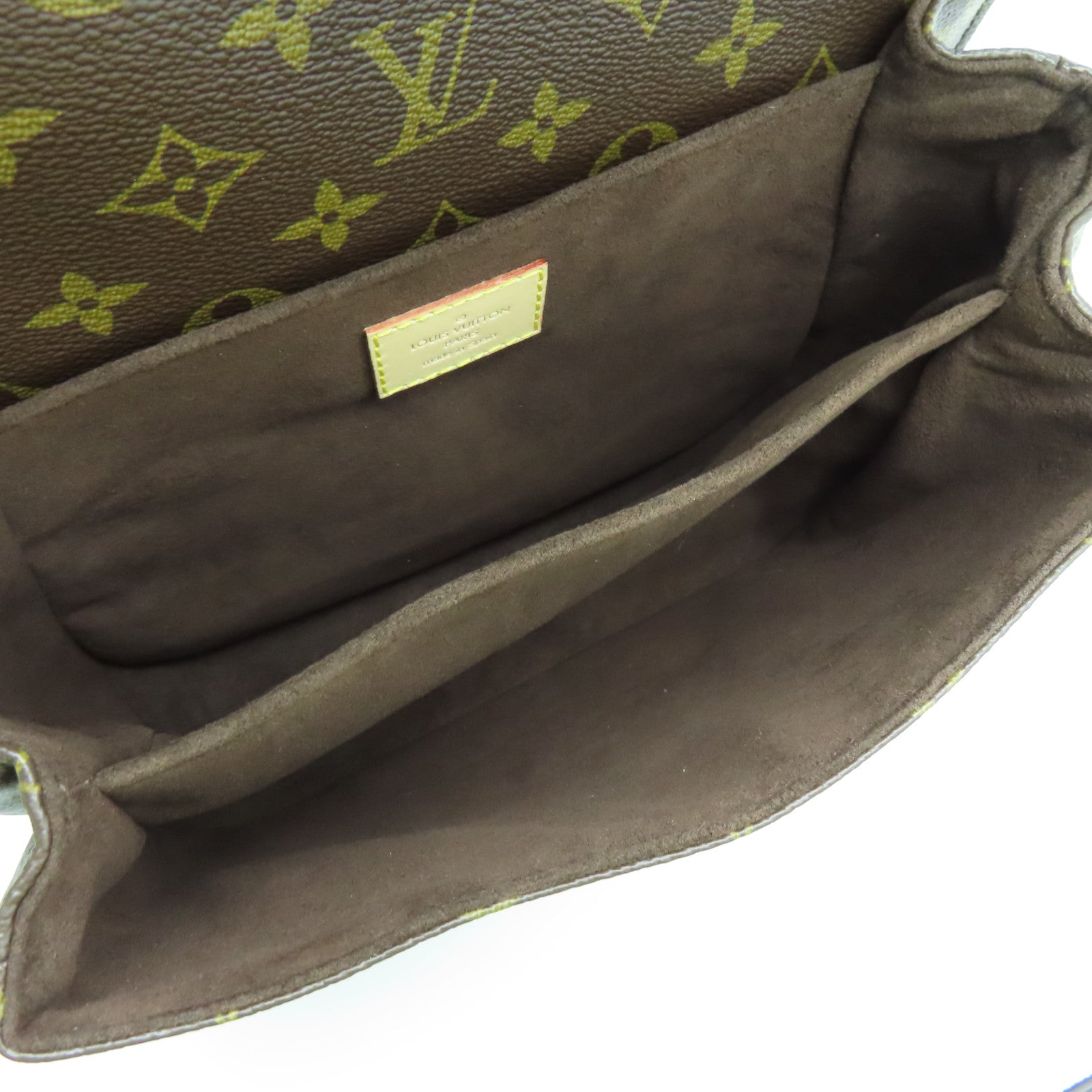 LOUIS VUITTON Monogram Pochette Metis金扣手挽肩背两用袋啡色