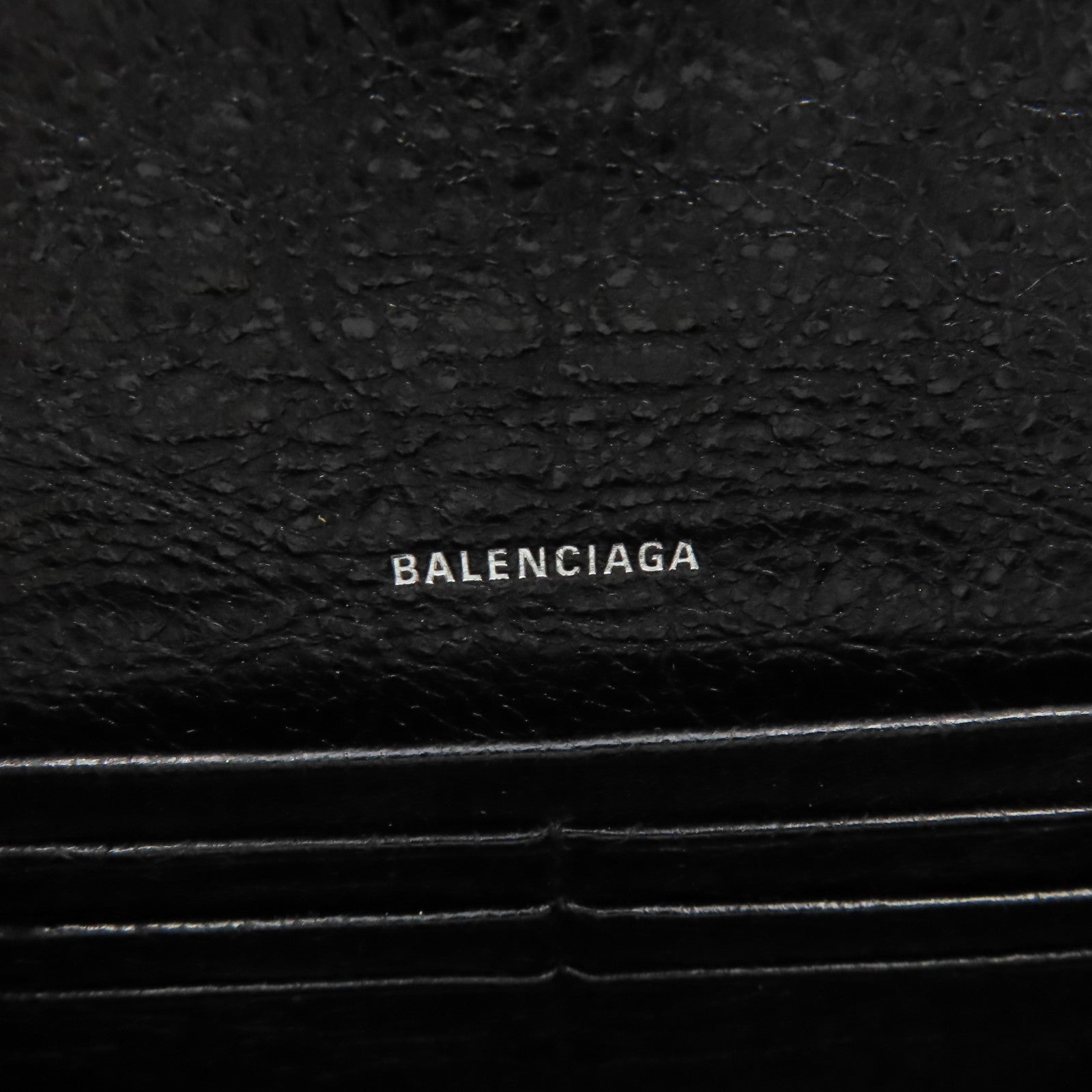 BALENCIAGA 牛皮皮革Long Wallet長錢包黑色