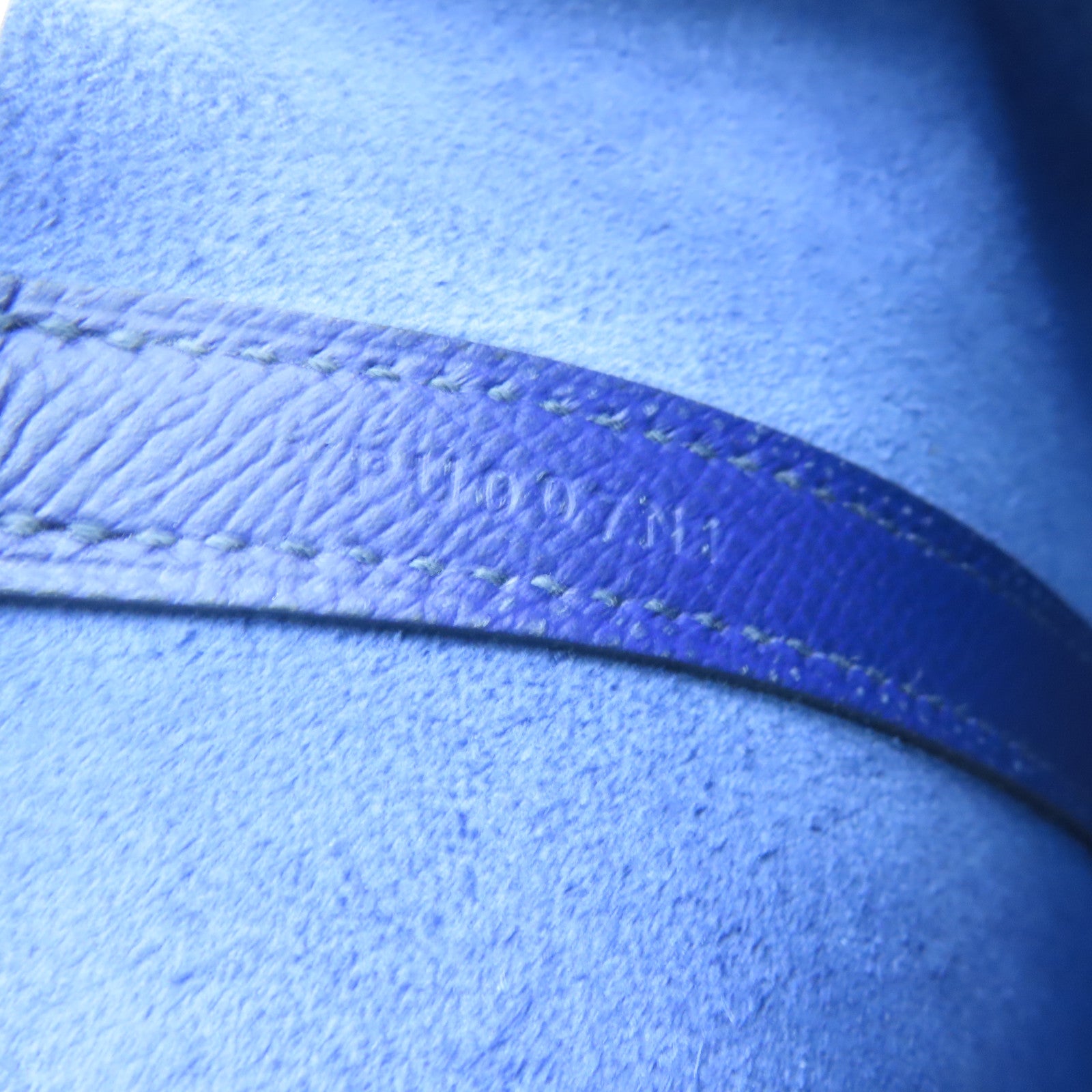 HERMES Epsom Leather Picotin PM Silver Buckle Handle Bag Sapphire Blue