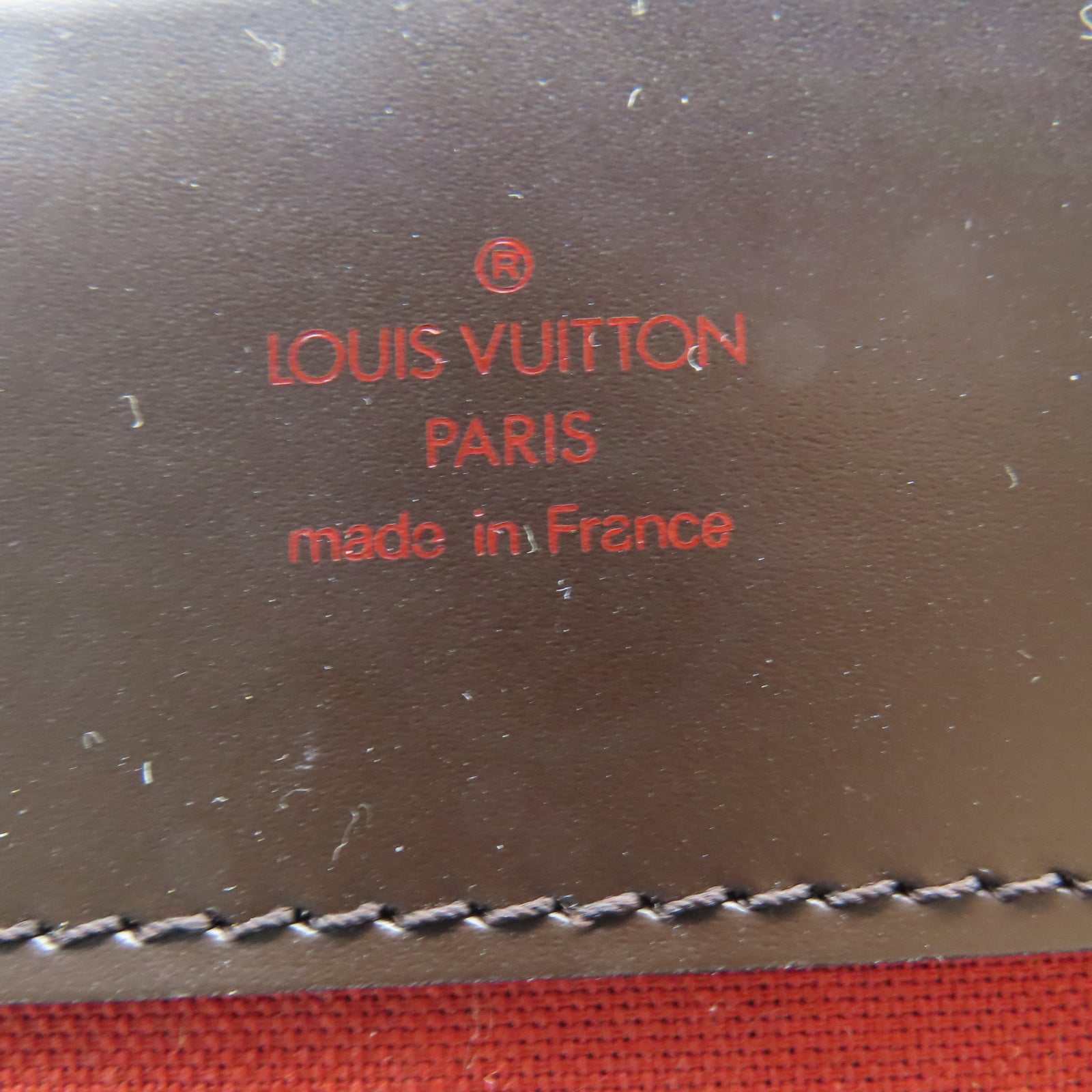 LOUIS VUITTON Damier Broadway金扣肩背袋棕色