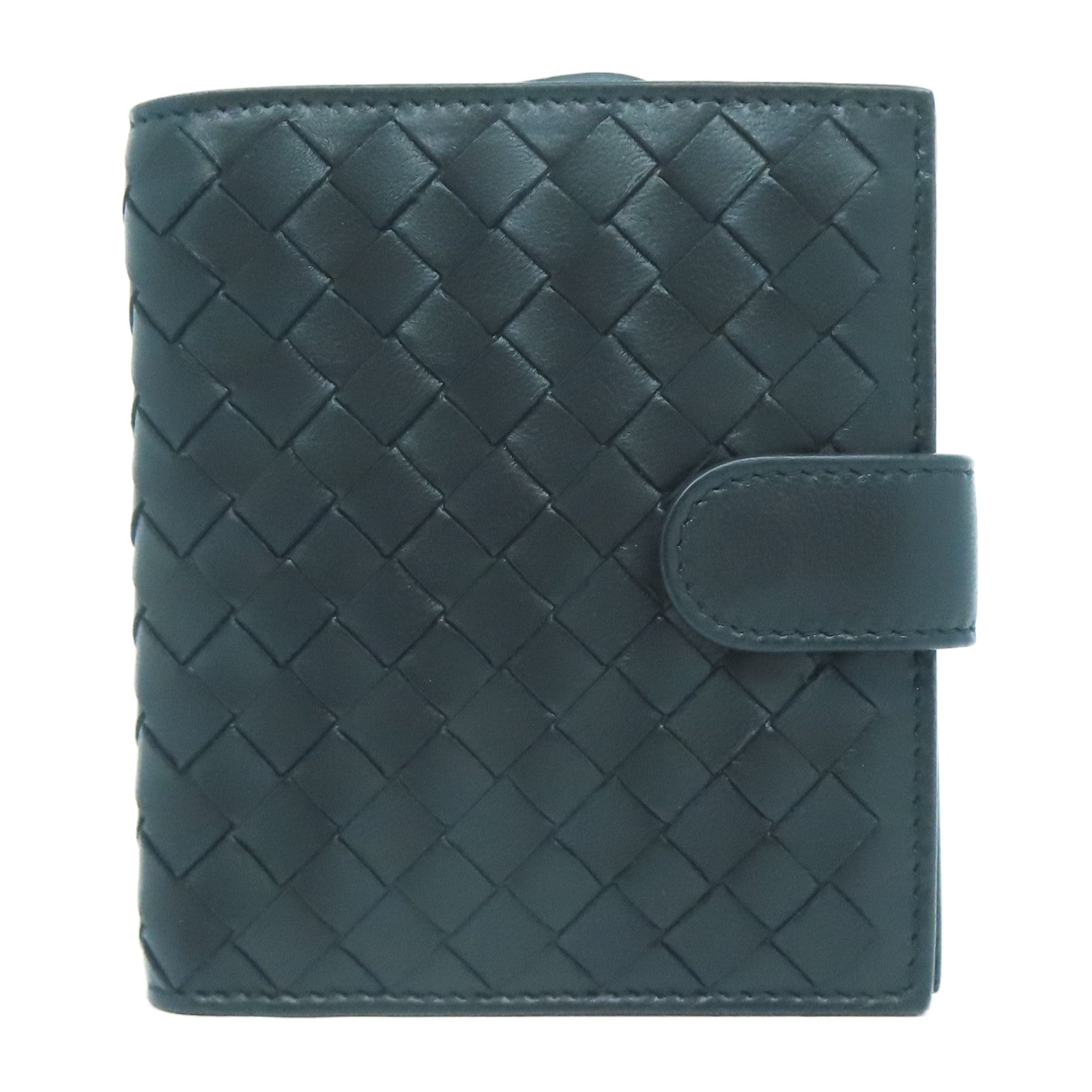 BOTTEGA VENETA 織紋羊皮皮革Wallet錢包黑色