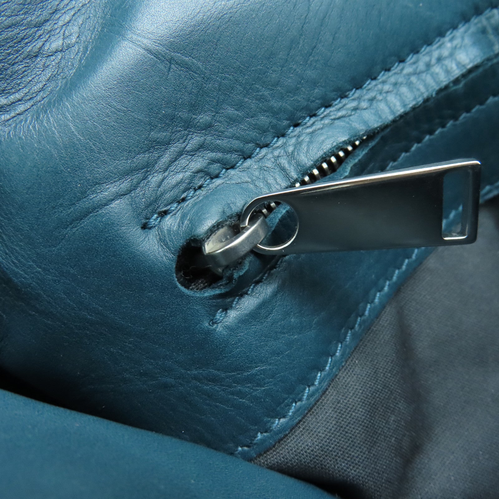 BOTTEGA VENETA 织纹皮革Shoulder Bag银扣肩背袋绿色