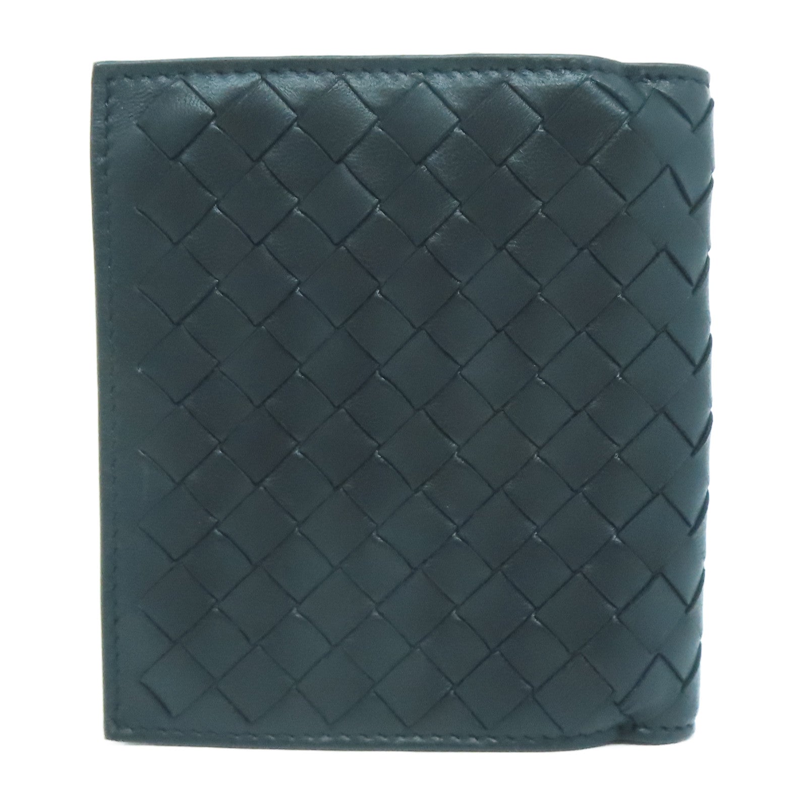BOTTEGA VENETA 織紋羊皮皮革Wallet錢包黑色