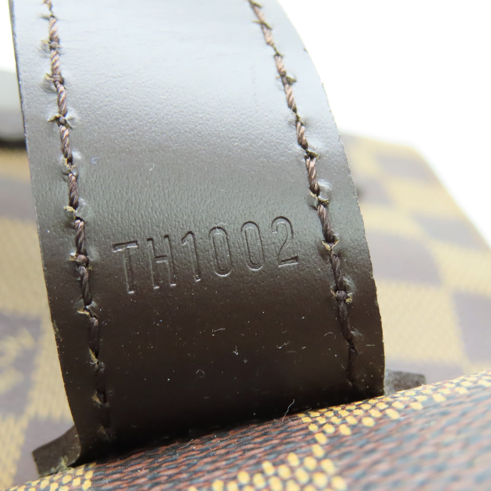 LOUIS VUITTON Damier Broadway金扣肩背袋棕色
