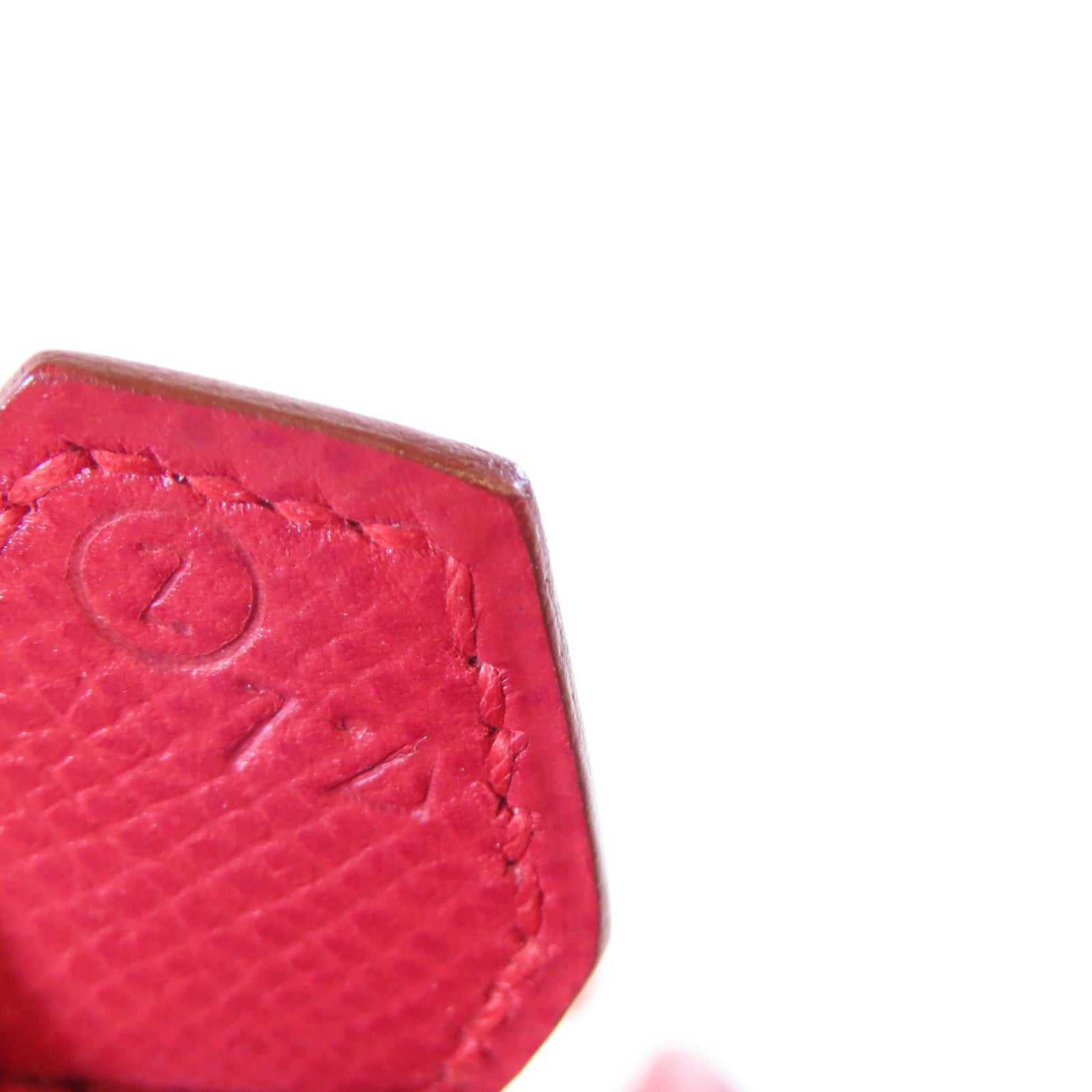 HERMES Courchevel皮革Bolide 31金扣手挽肩背兩用袋紅色