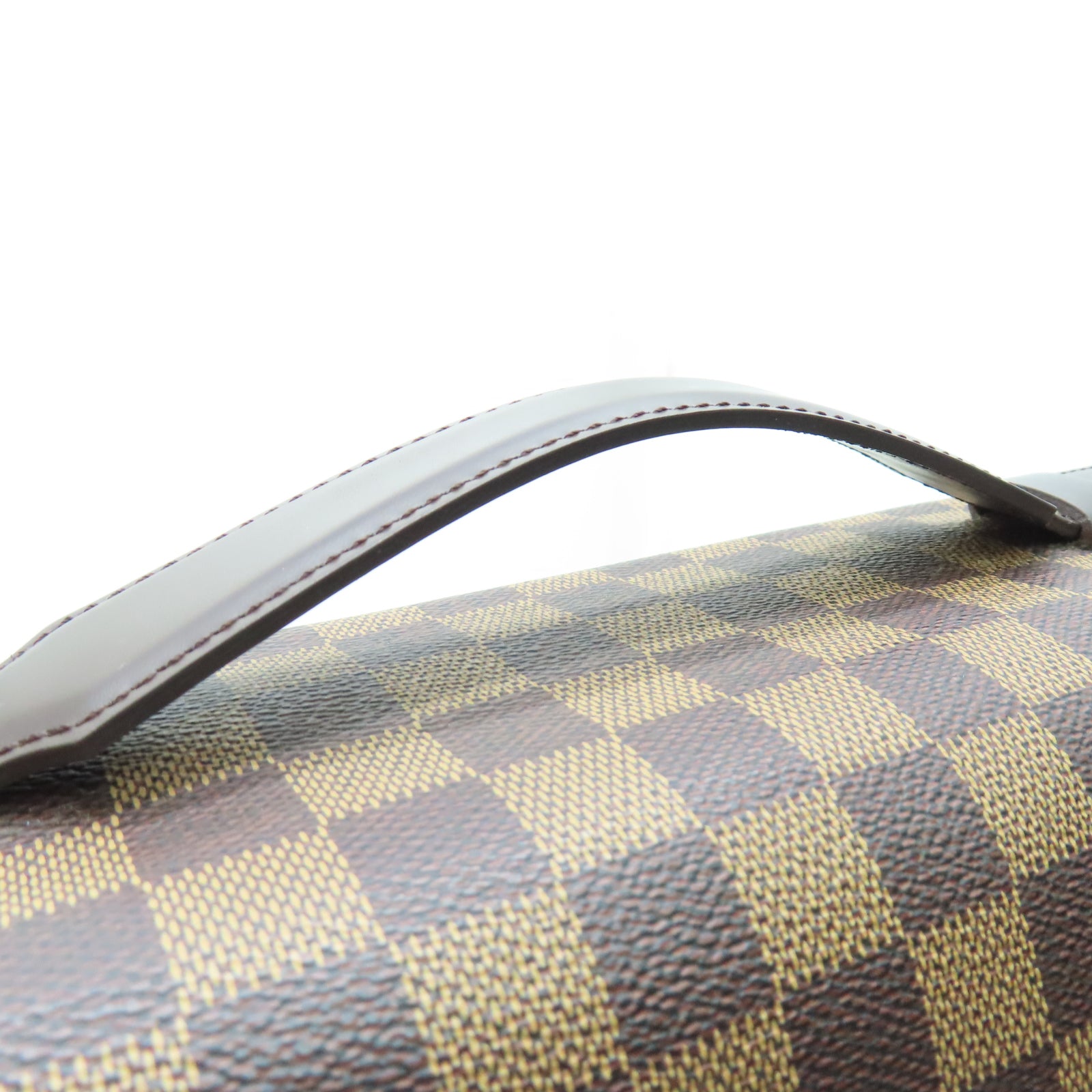 LOUIS VUITTON Damier Broadway金扣肩背袋棕色