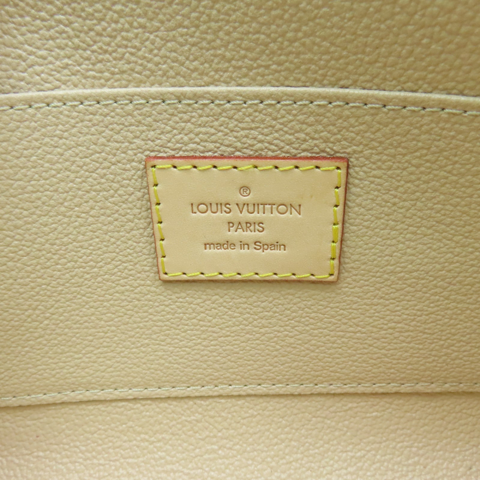 LOUIS VUITTON Monogram Cosmetic Pouch金扣手拿包啡色
