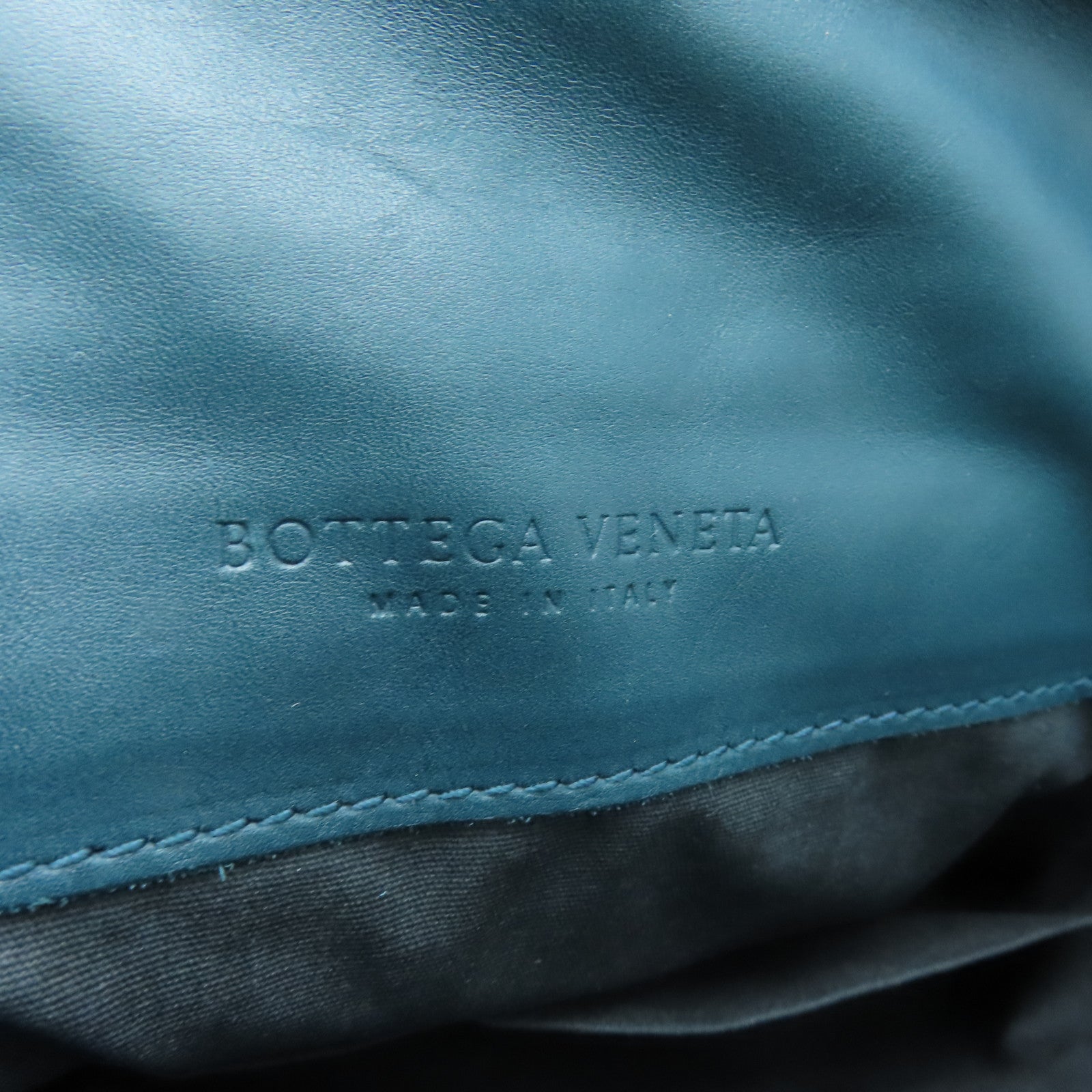 BOTTEGA VENETA 织纹皮革Shoulder Bag银扣肩背袋绿色