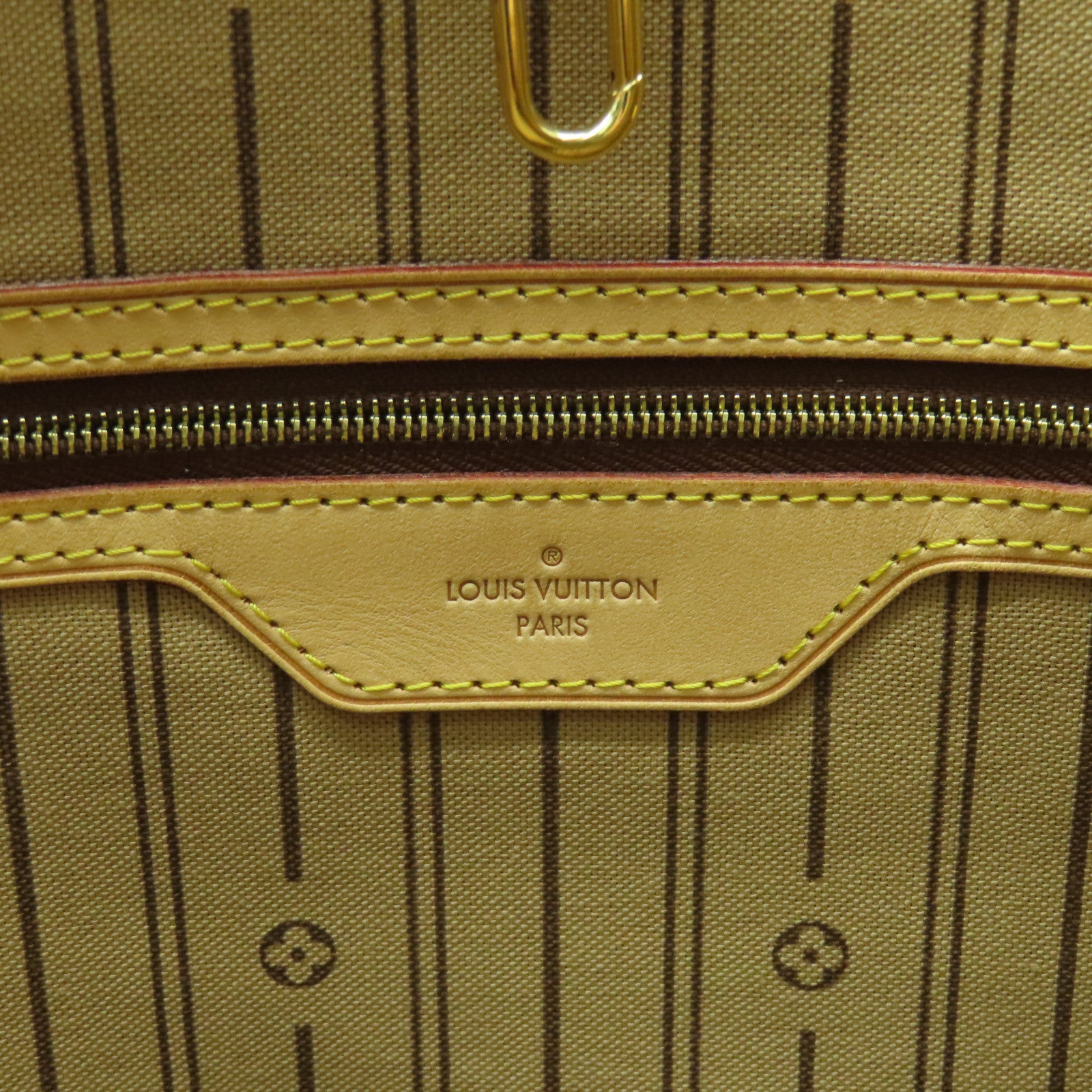 LOUIS VUITTON Monogram Delightful MM金扣肩背袋啡色