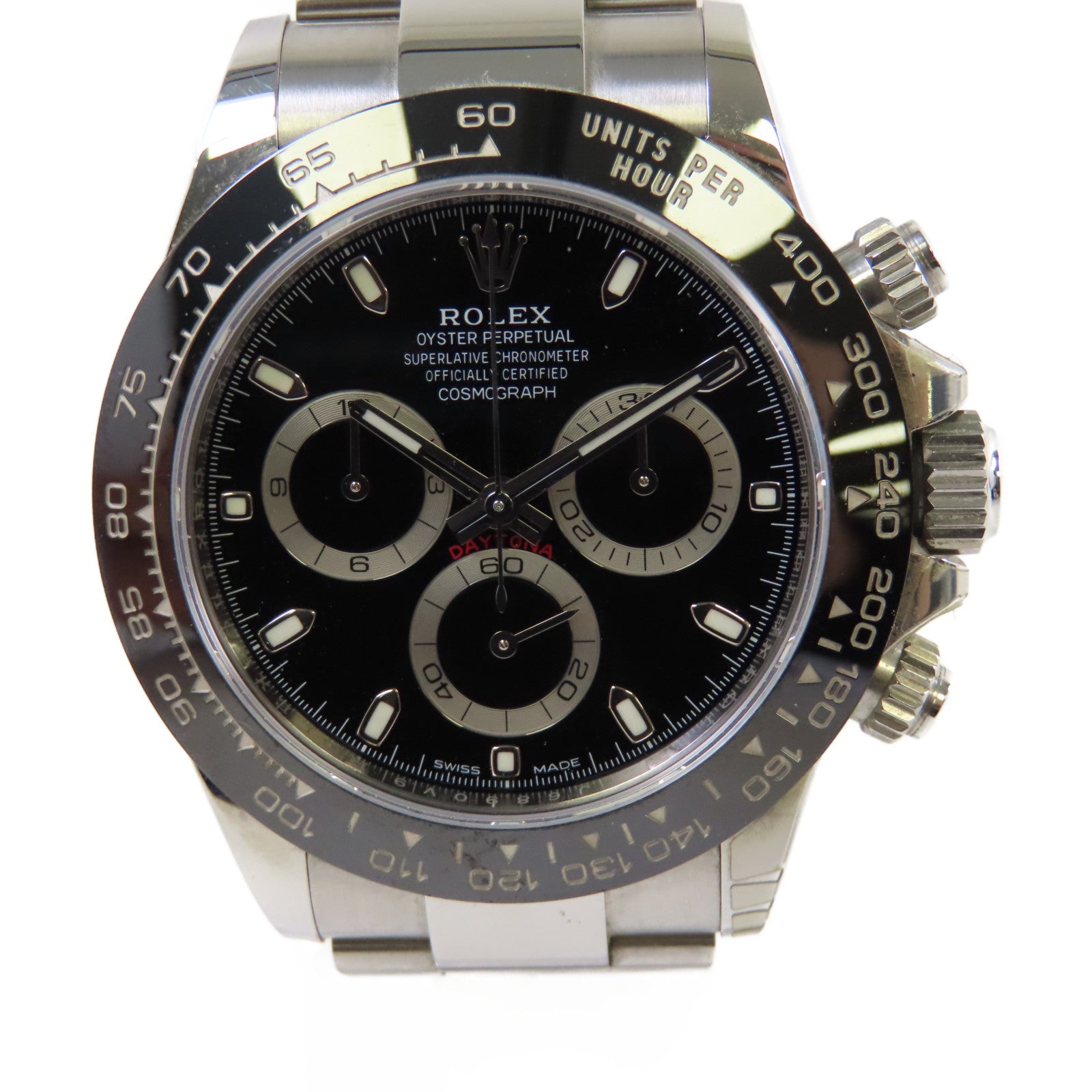 ROLEX Daytona Watch不鏽鋼自動機芯手錶黑色