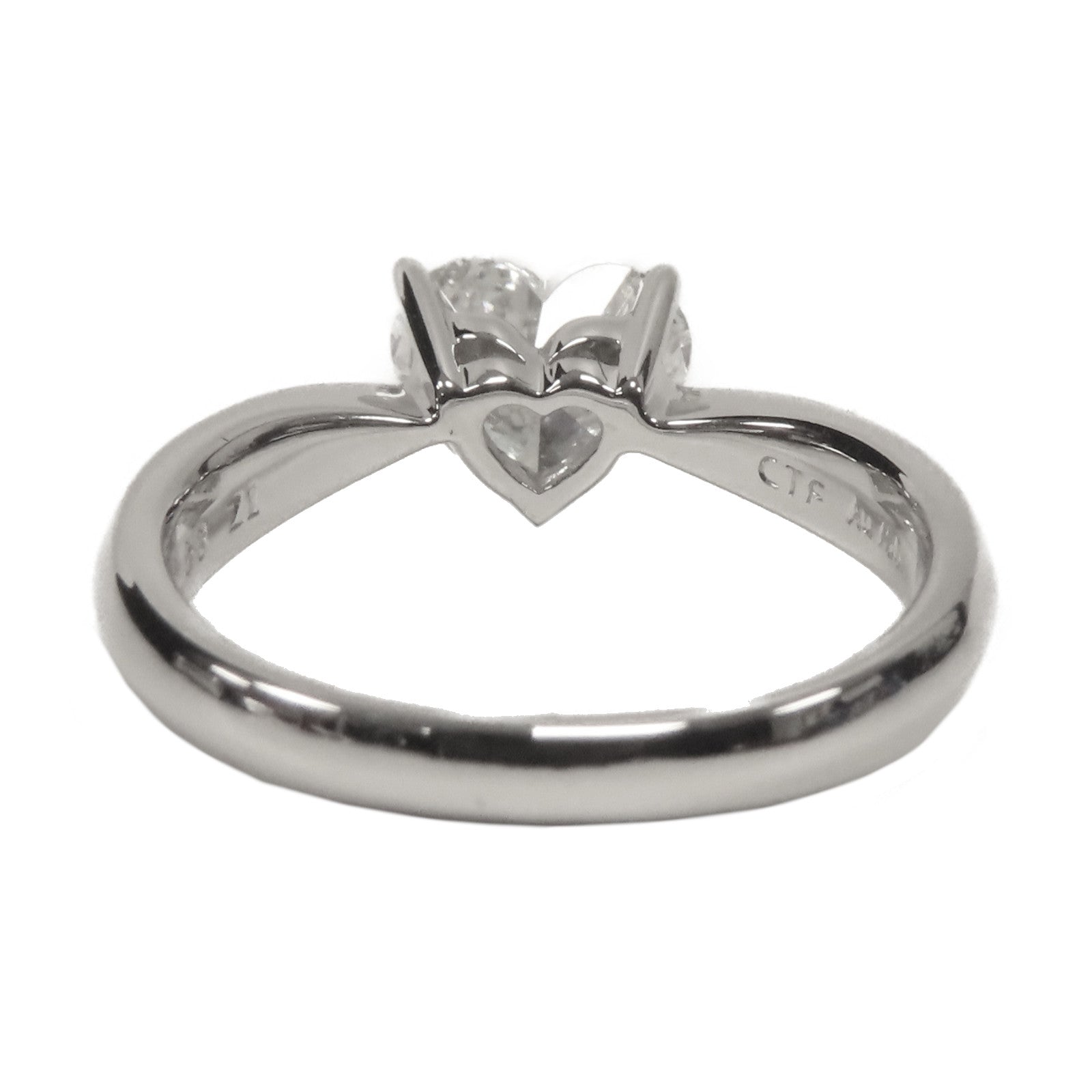 JEWELRY 18K白金Ring 1.01ct鑽石戒指US#4.25