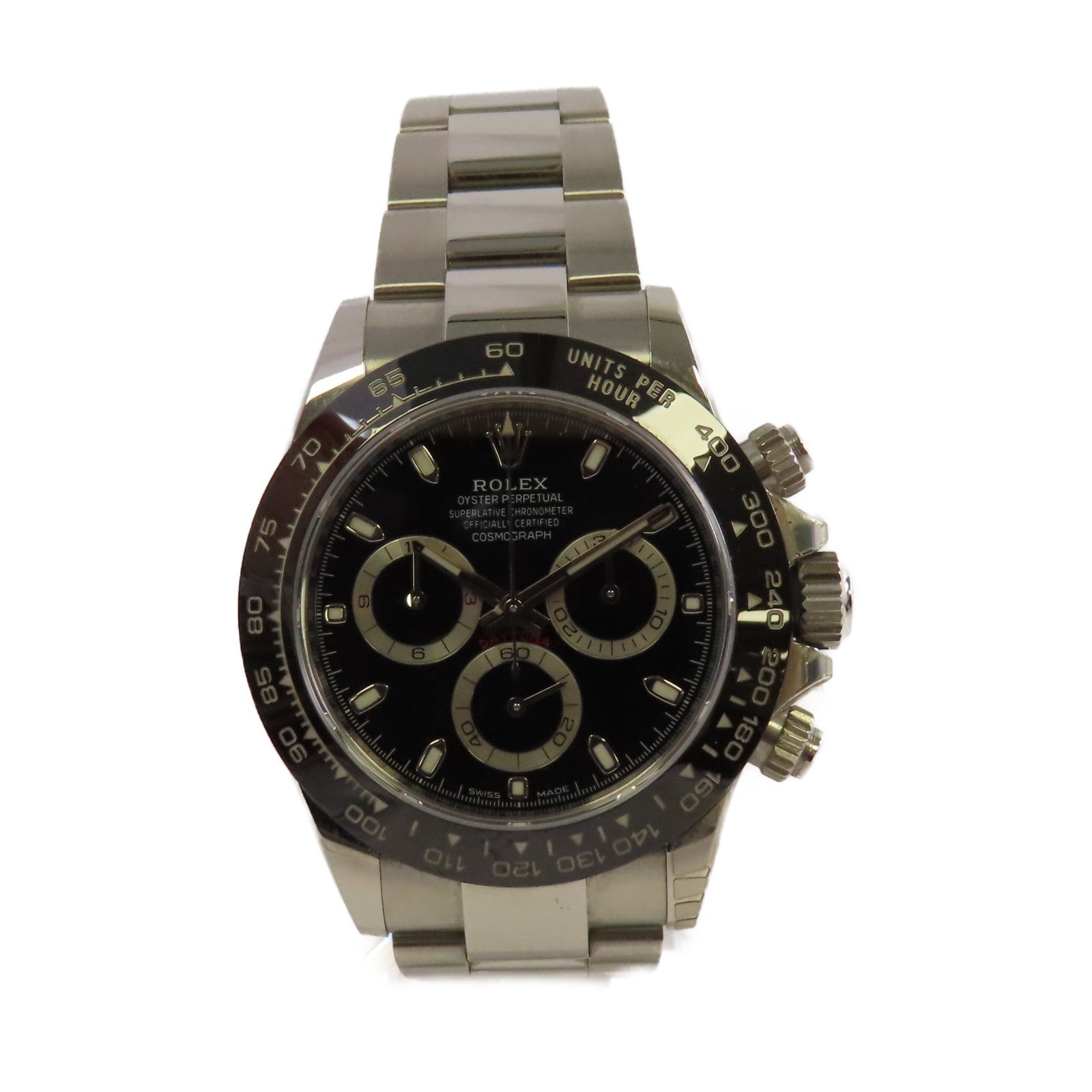 ROLEX Daytona Watch不鏽鋼自動機芯手錶黑色