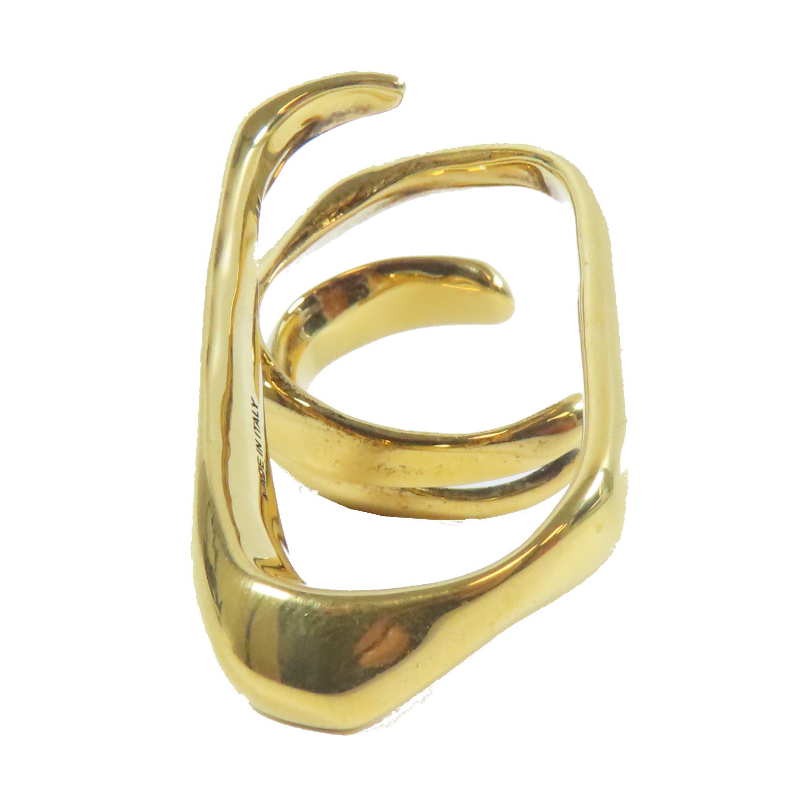 Alexander McQueen 金屬Ring戒指金色US#7