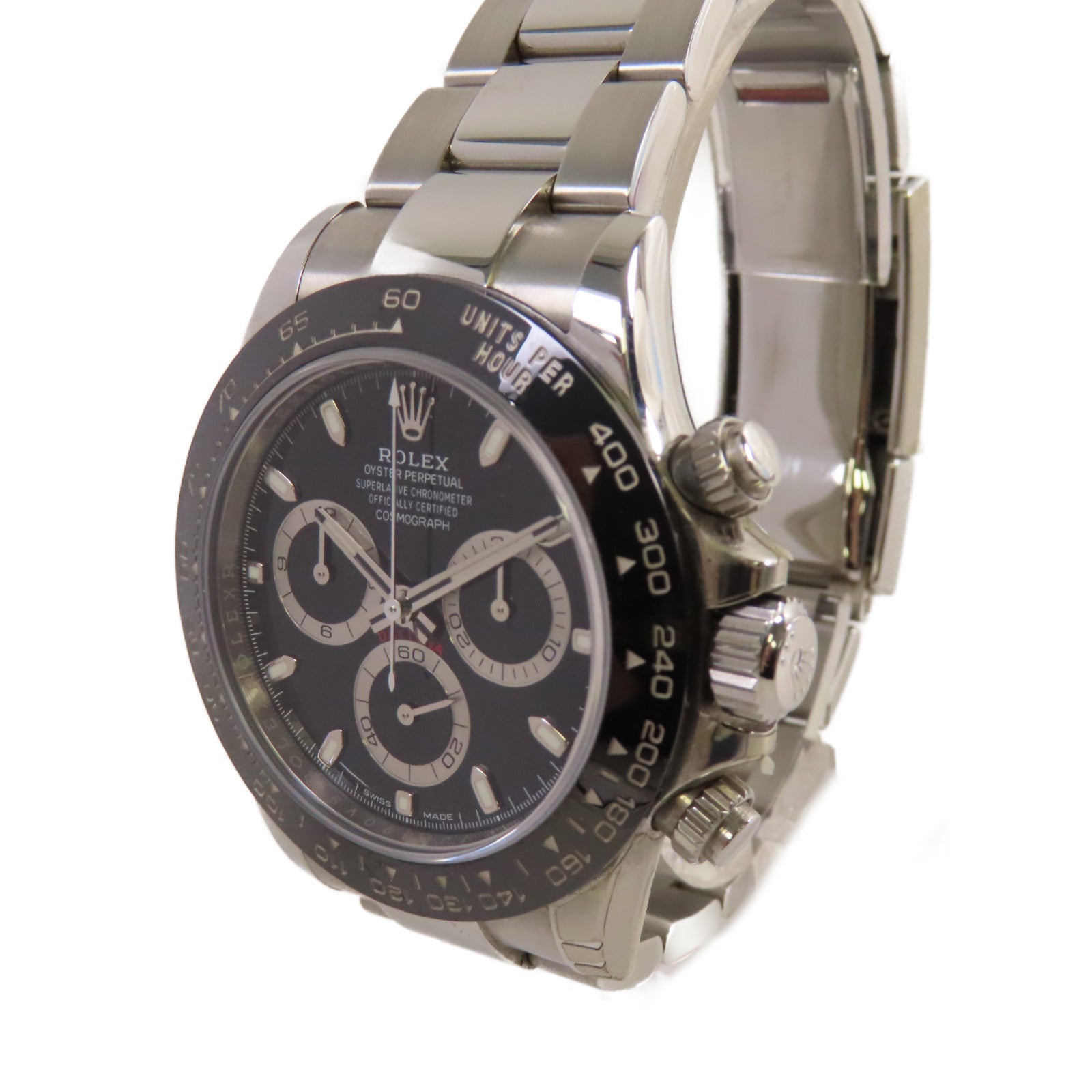 ROLEX Daytona Watch不鏽鋼自動機芯手錶黑色