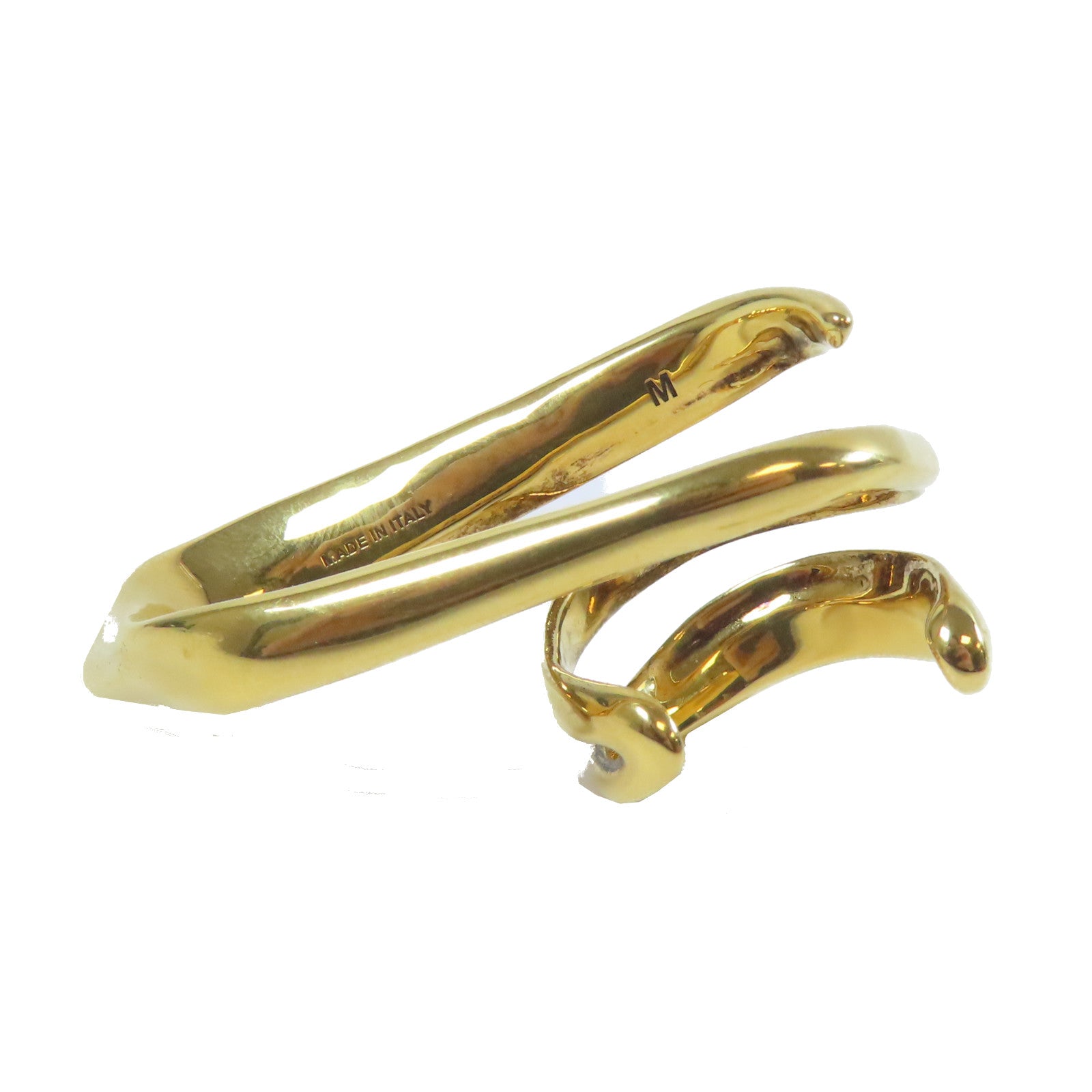 Alexander McQueen 金屬Ring戒指金色US#7
