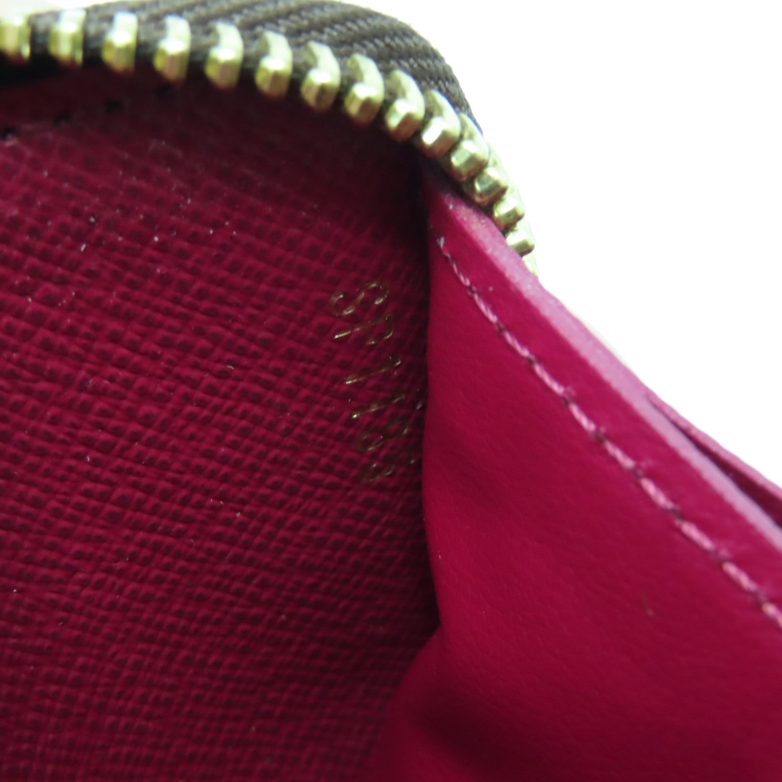 LOUIS VUITTON Monogram Clemence Round Long Wallet拉鏈長錢包啡色
