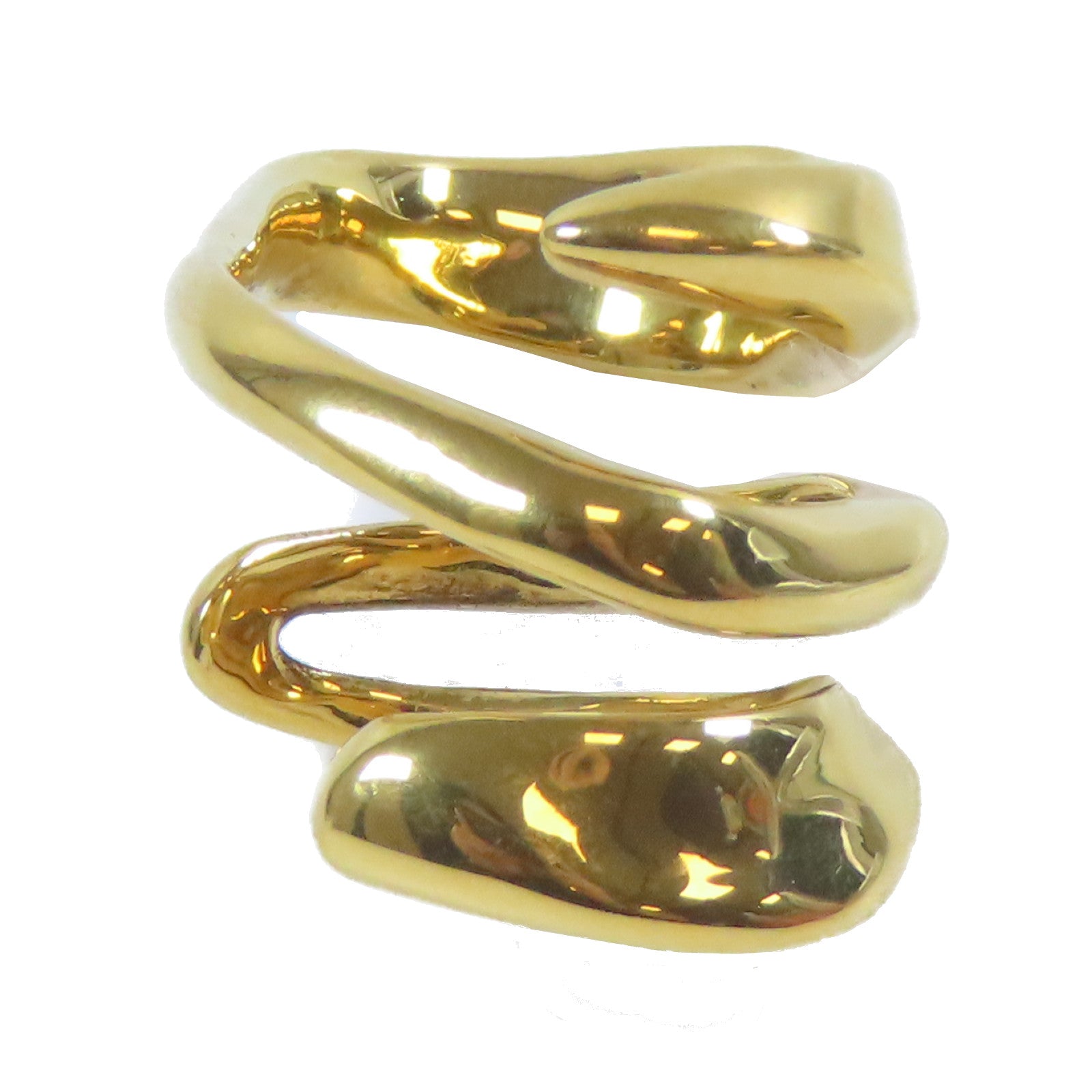 Alexander McQueen 金屬Ring戒指金色US#7