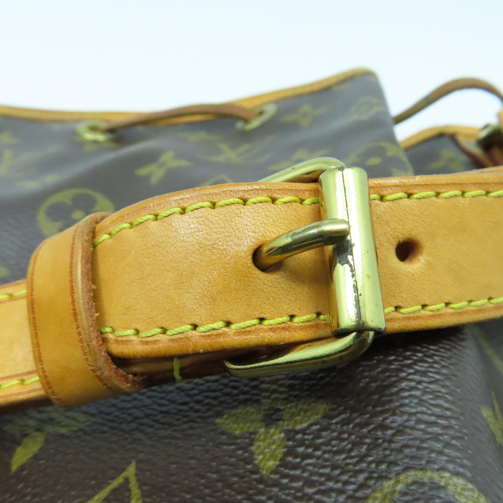 LOUIS VUITTON Monogram Noe金扣肩背袋啡色