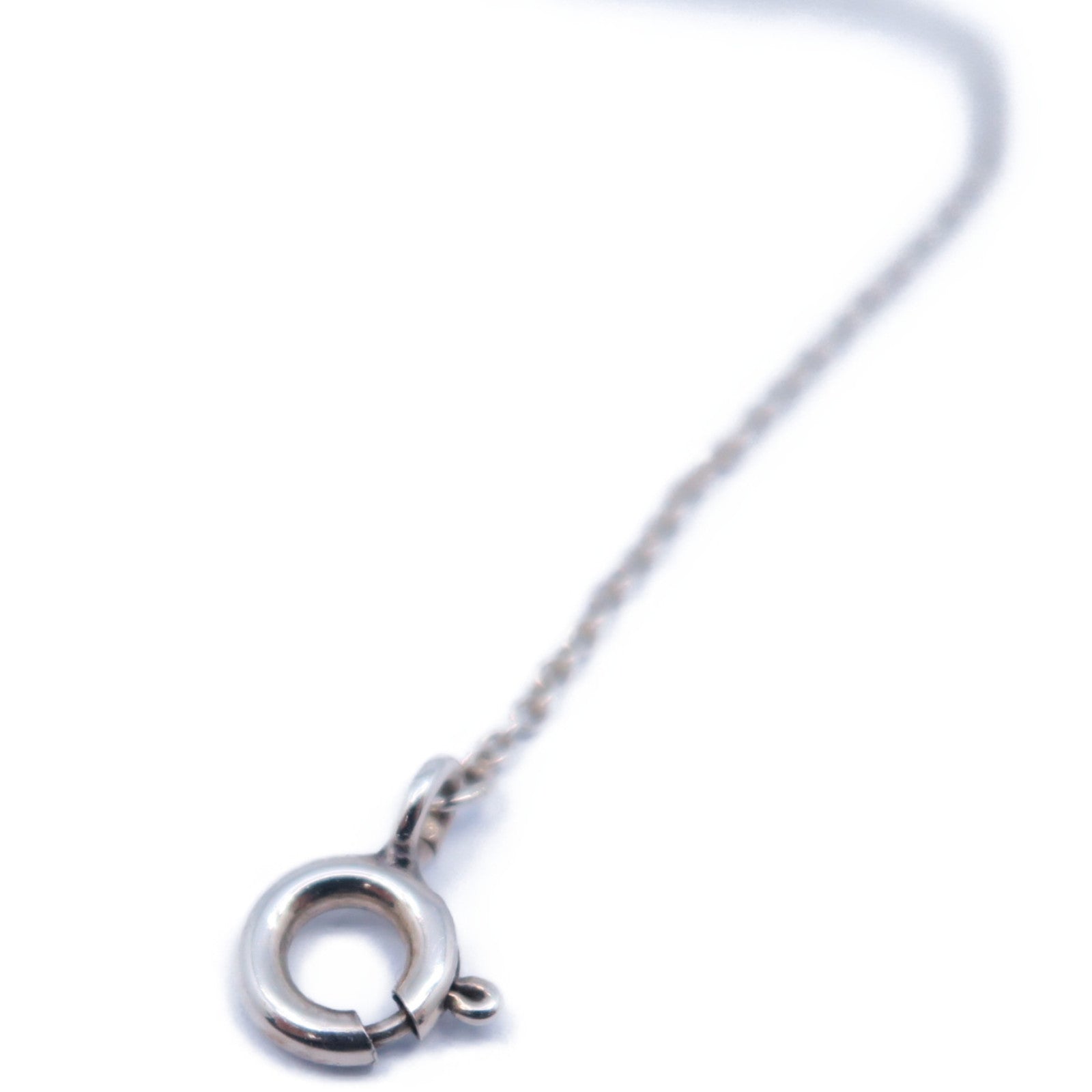 TIFFANY＆CO 925純銀Mini Heart Necklace項鏈淺藍色