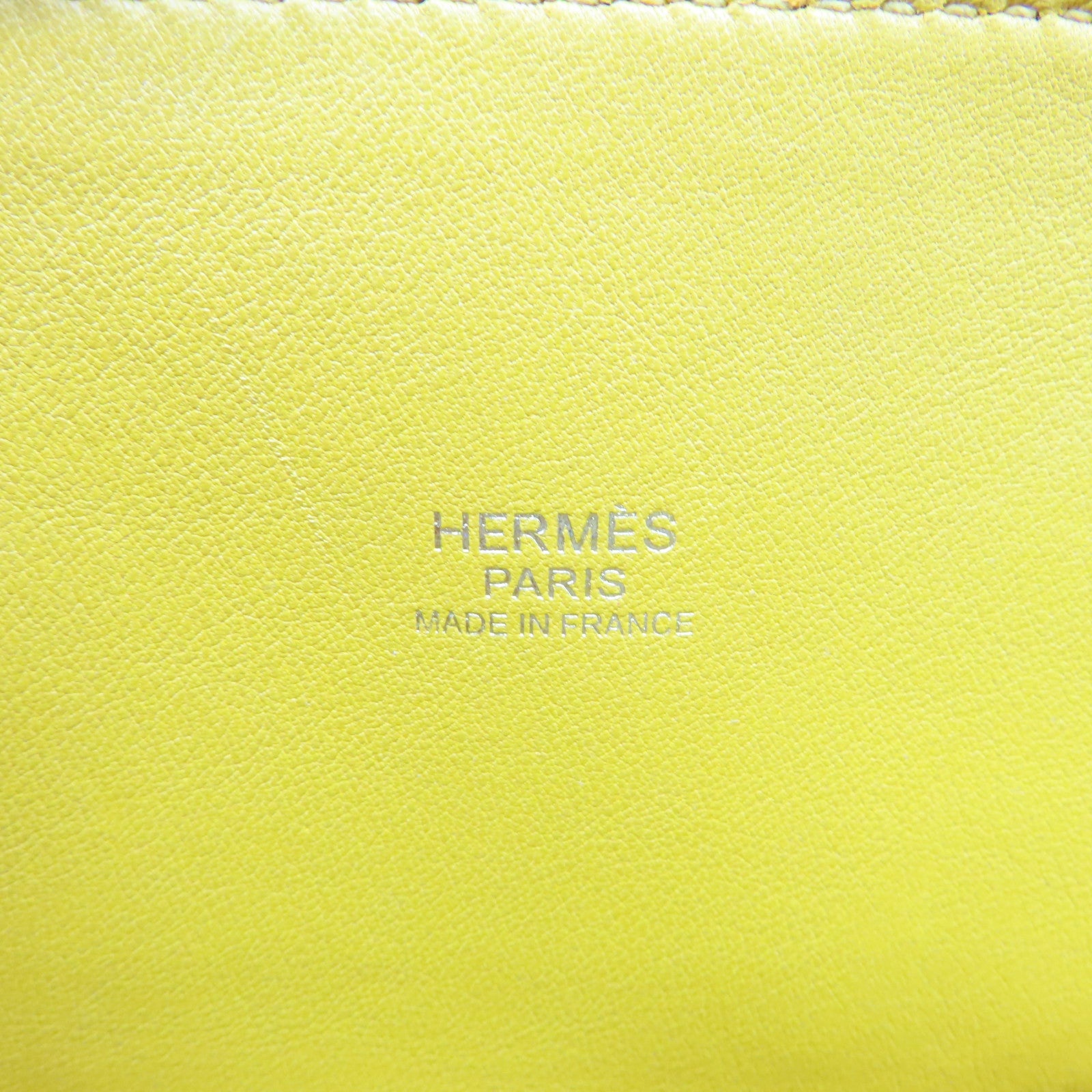 HERMES Swift Leather Bolide 27 Gold Buckle Handle Shoulder Bag Yellow