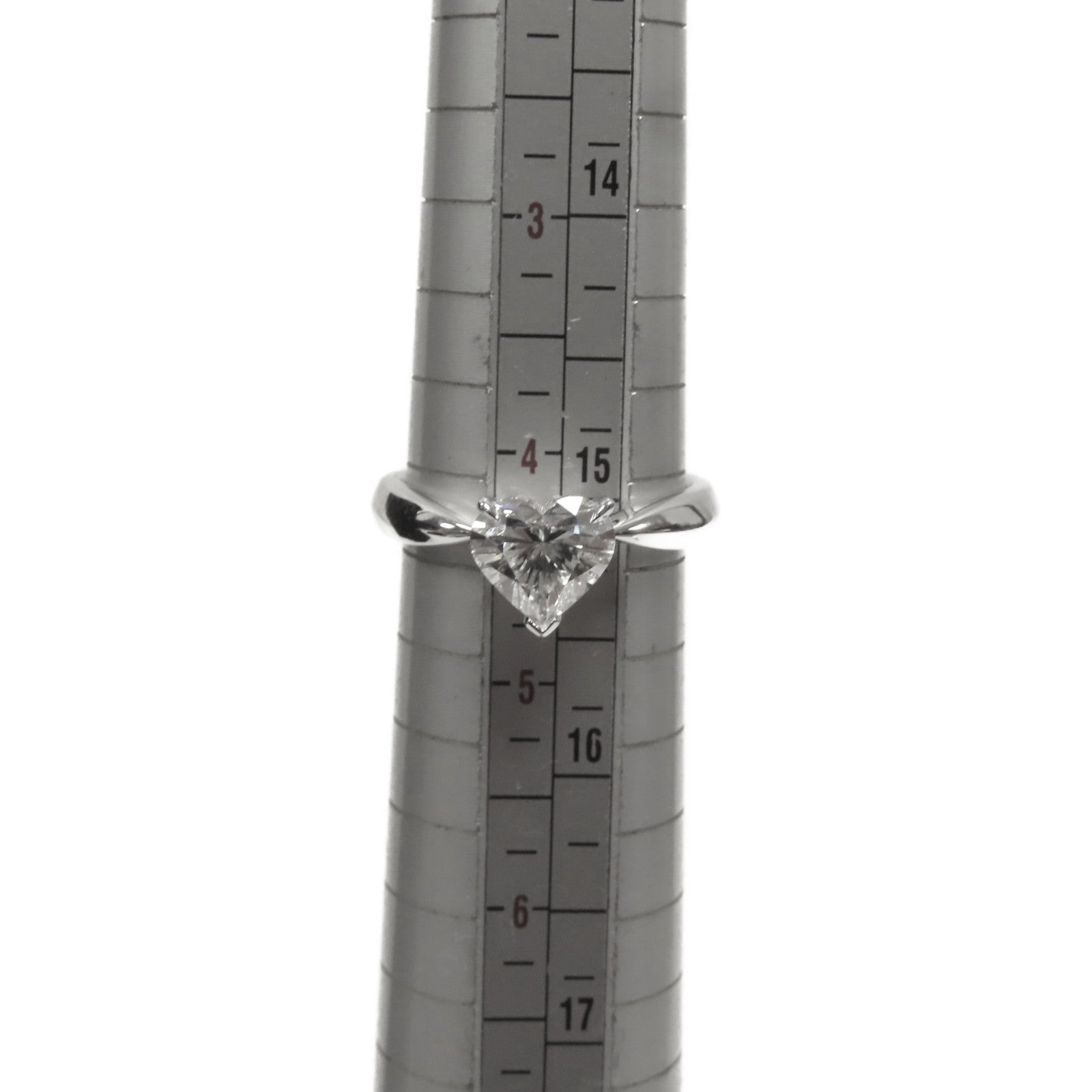 JEWELRY 18K白金Ring 1.01ct鑽石戒指US#4.25