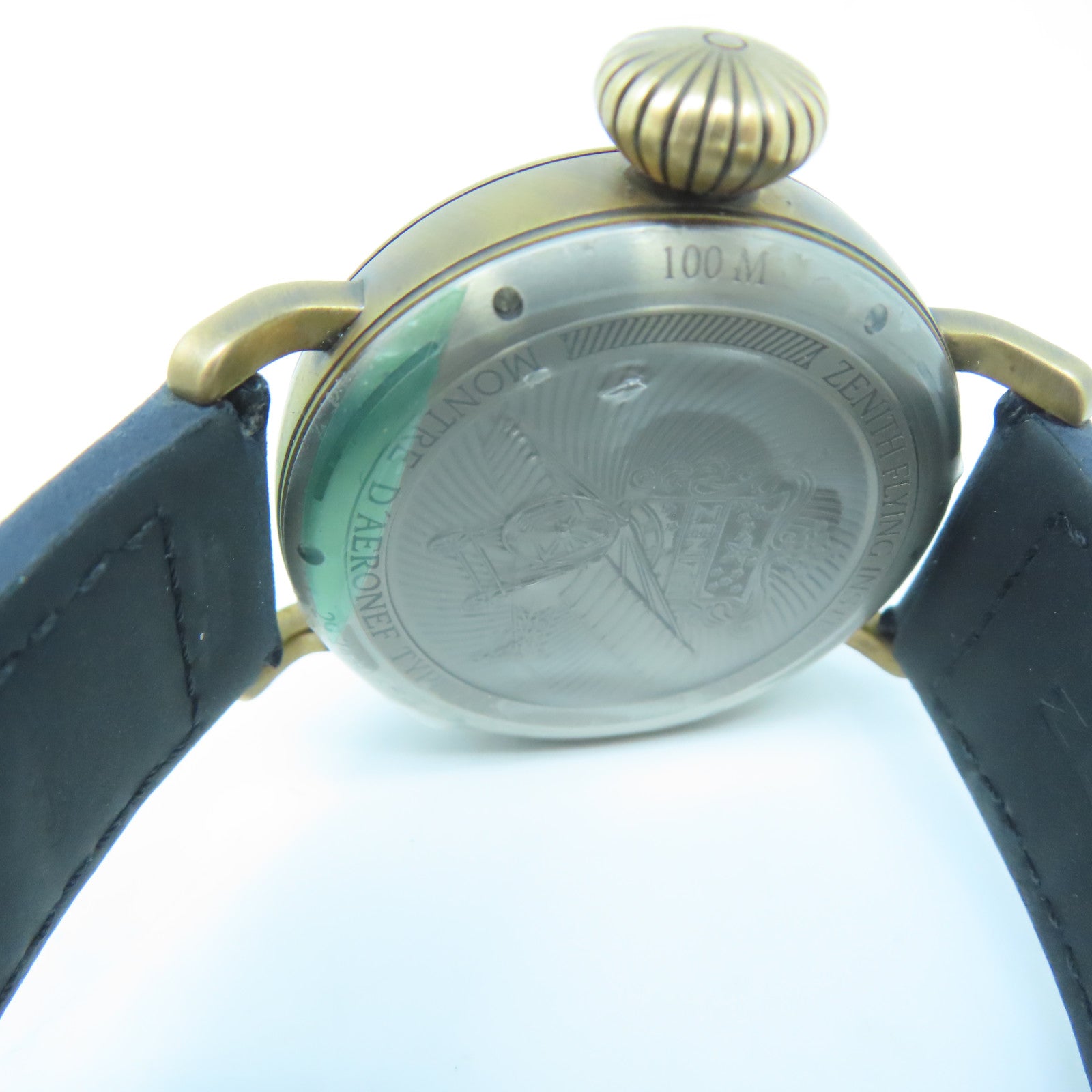 ZENITH Brass Pilot Typezo 20 Watch Automatic Movement Navy Blue