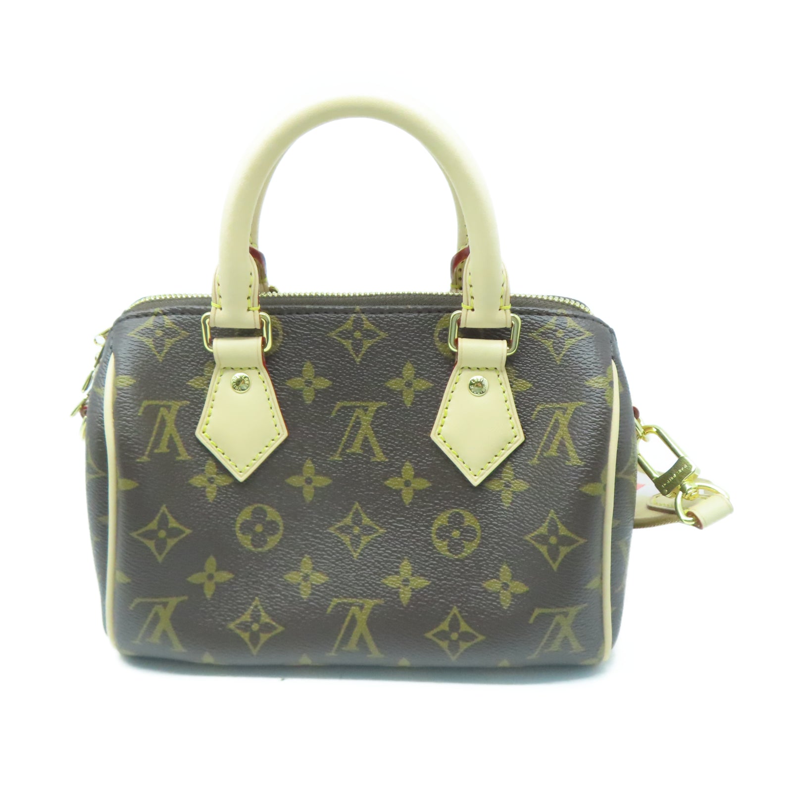 LOUIS VUITTON Monogram Speedy 20 Bondouliere金扣手挽肩背兩用袋棕色