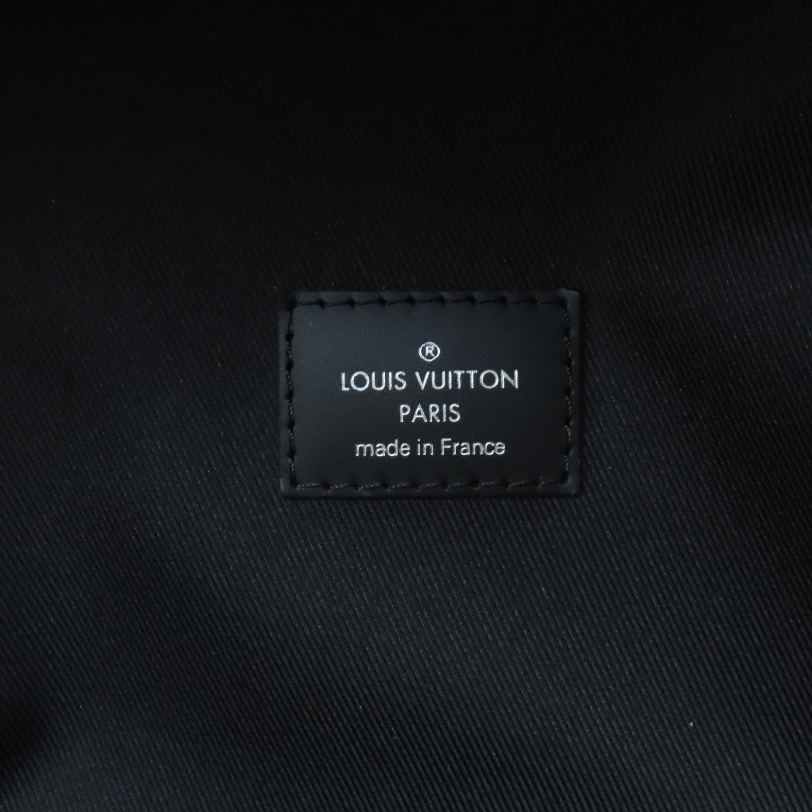LOUIS VUITTON Damier Apollo銀扣背包深藍色