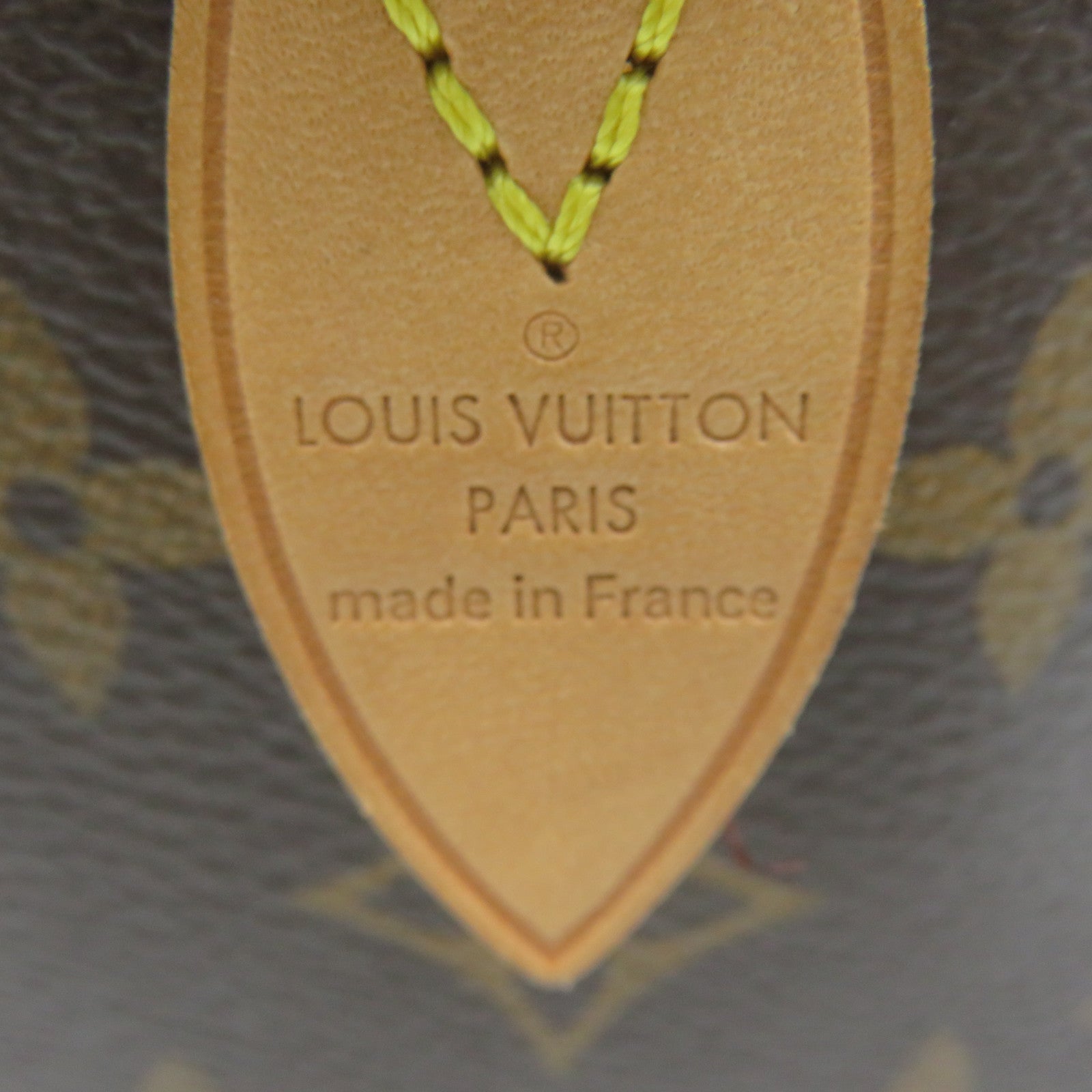 LOUIS VUITTON Monogram Speedy 20 Hand Bag brown brown