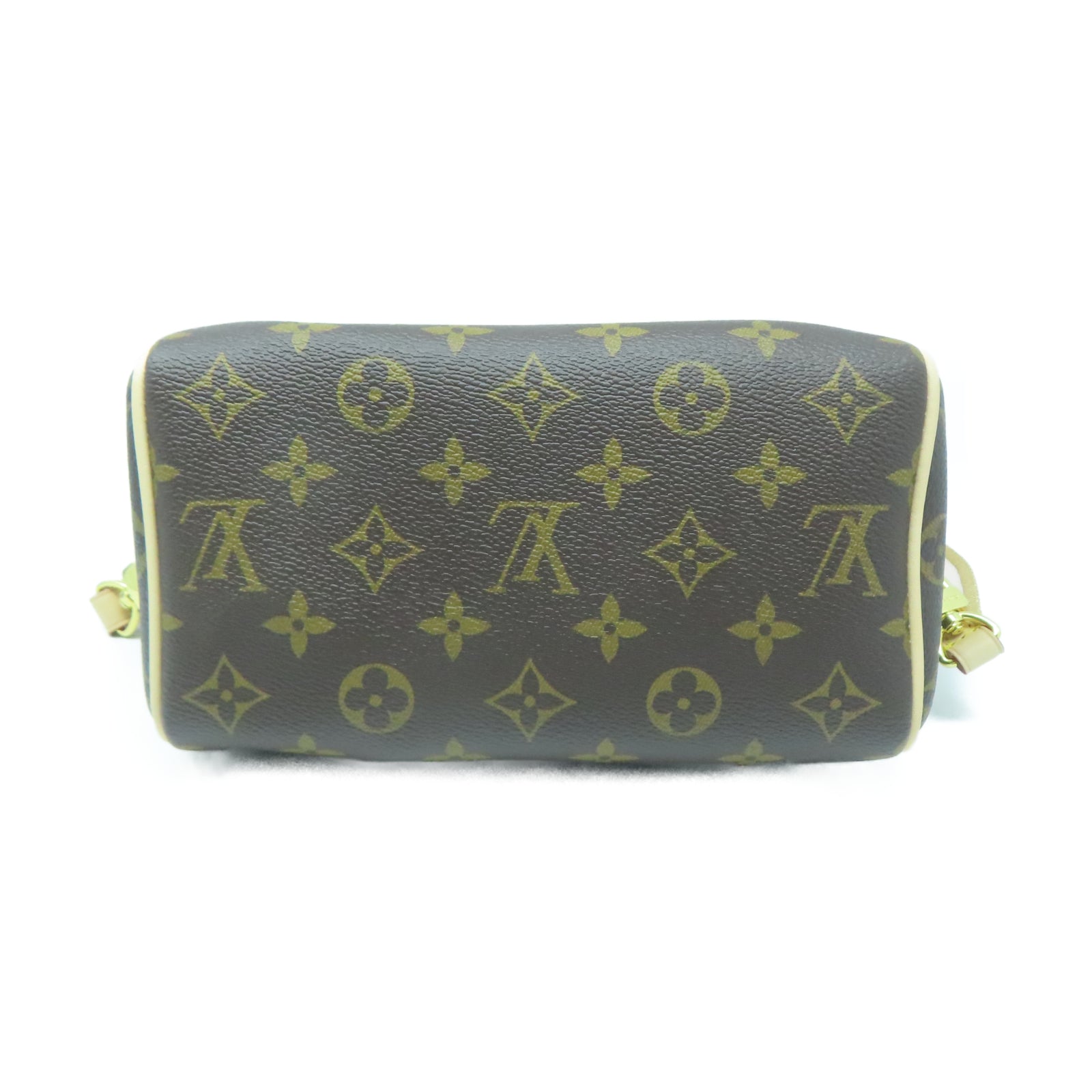 LOUIS VUITTON Monogram Speedy 20 Bondouliere金扣手挽肩背兩用袋棕色