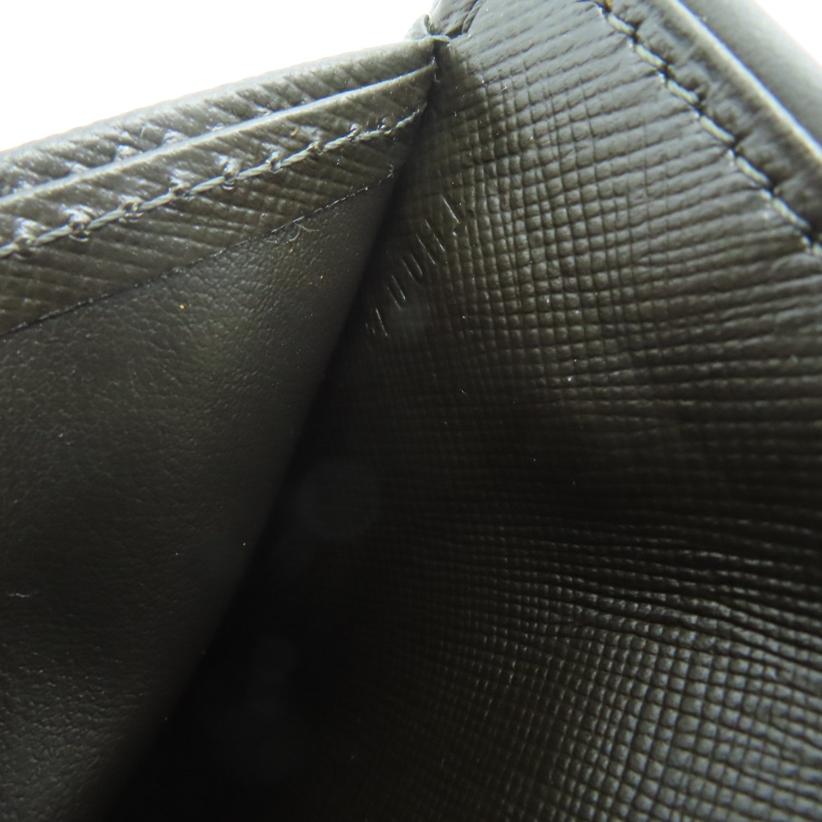 LOUIS VUITTON Monogram Mini Lin Wallet金扣钱包绿色