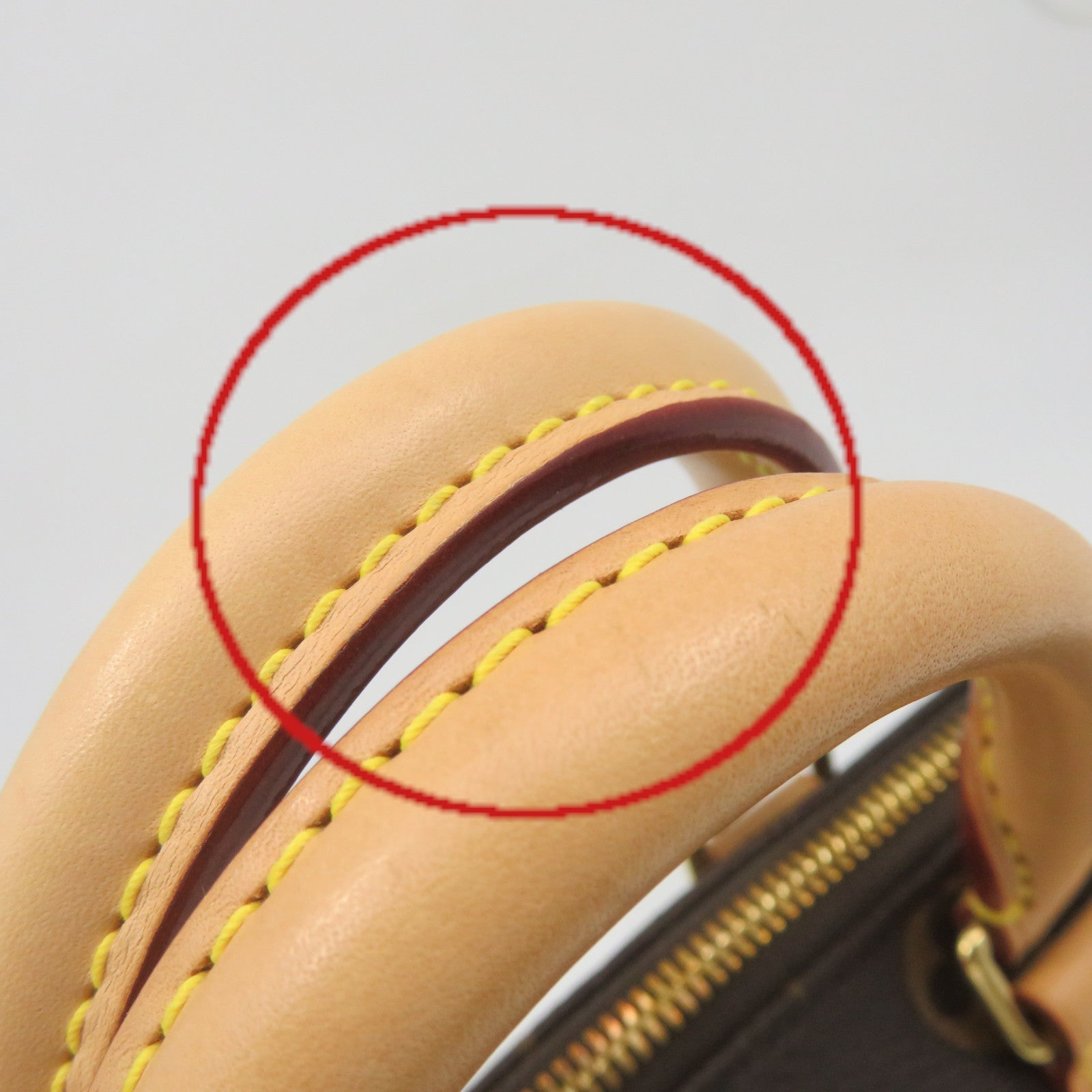 LOUIS VUITTON Monogram Speedy 20 Hand Bag brown brown
