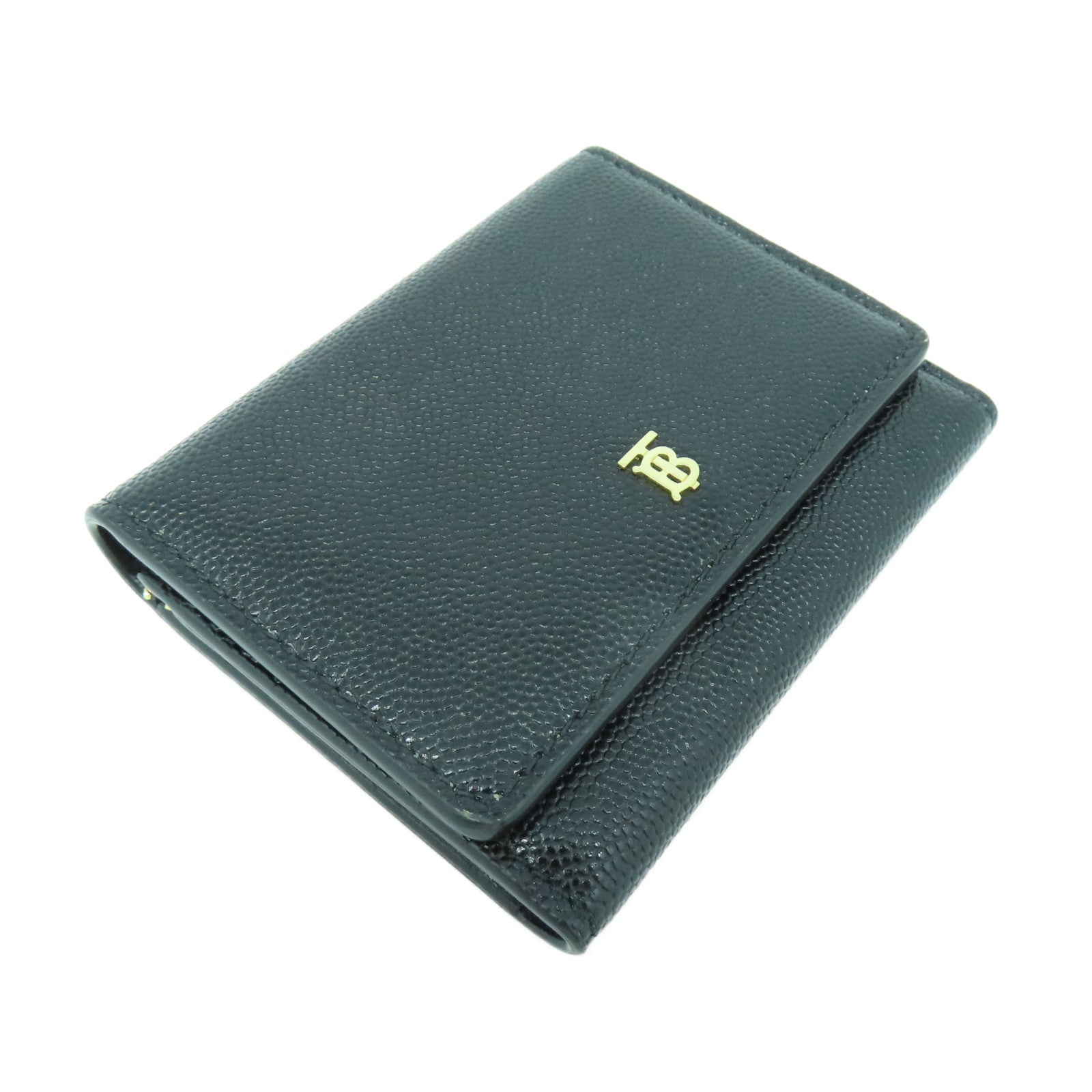 BURBERRY 牛皮皮革Card Case金扣卡片套黑色