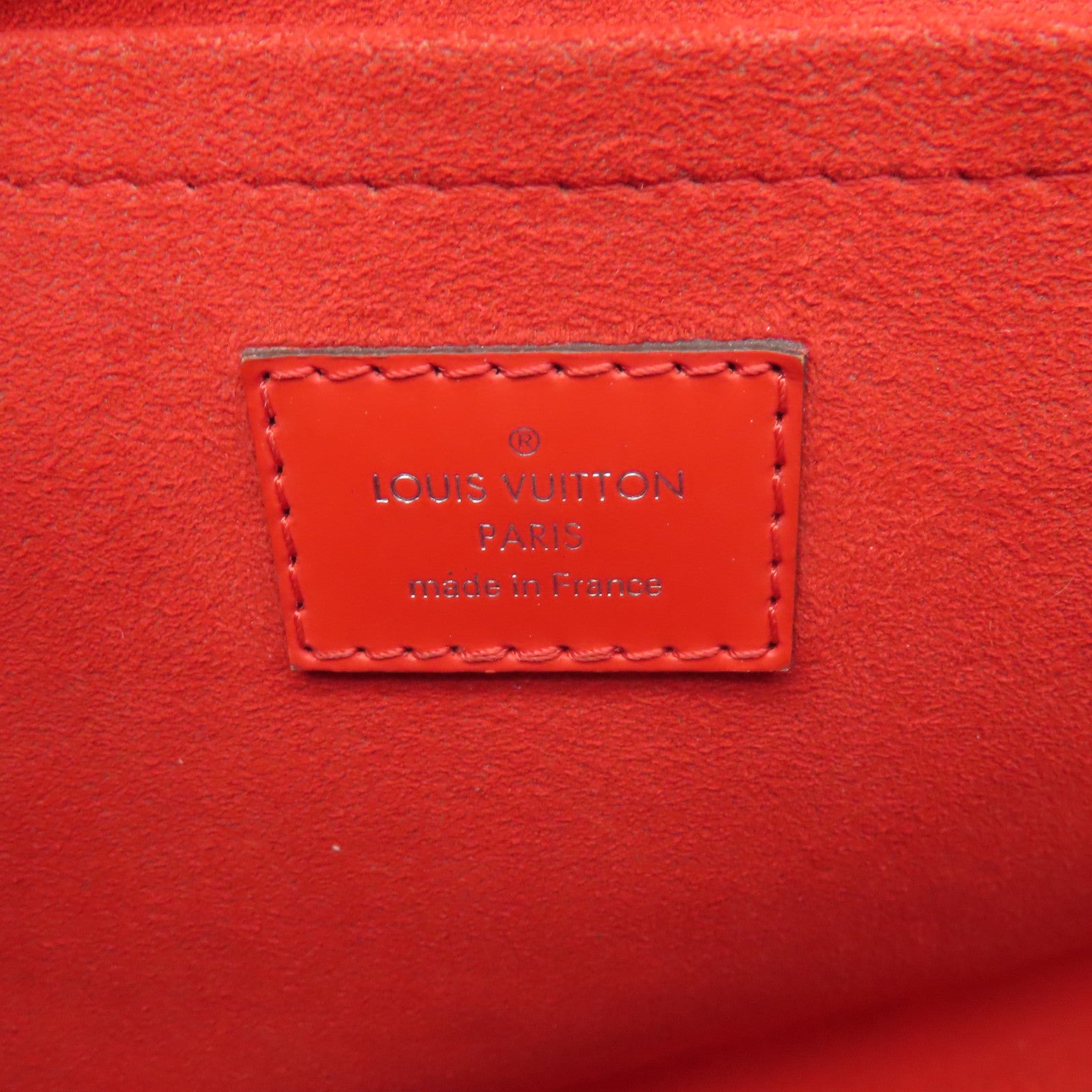 LOUIS VUITTON Epi Marly MM银扣手挽肩背两用袋红色