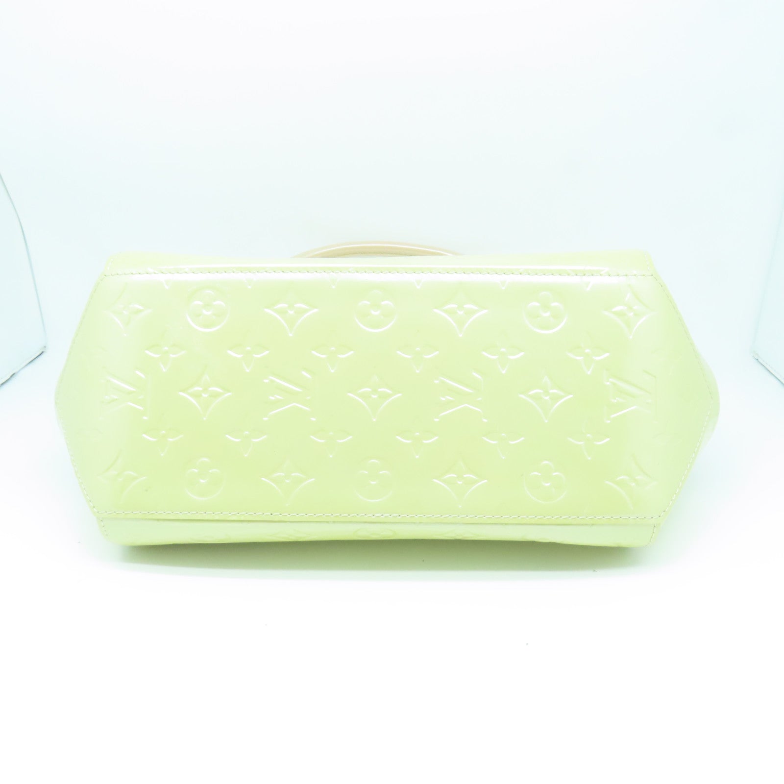 LOUIS VUITTON Vernis Sherwood PM金扣肩背袋黄色