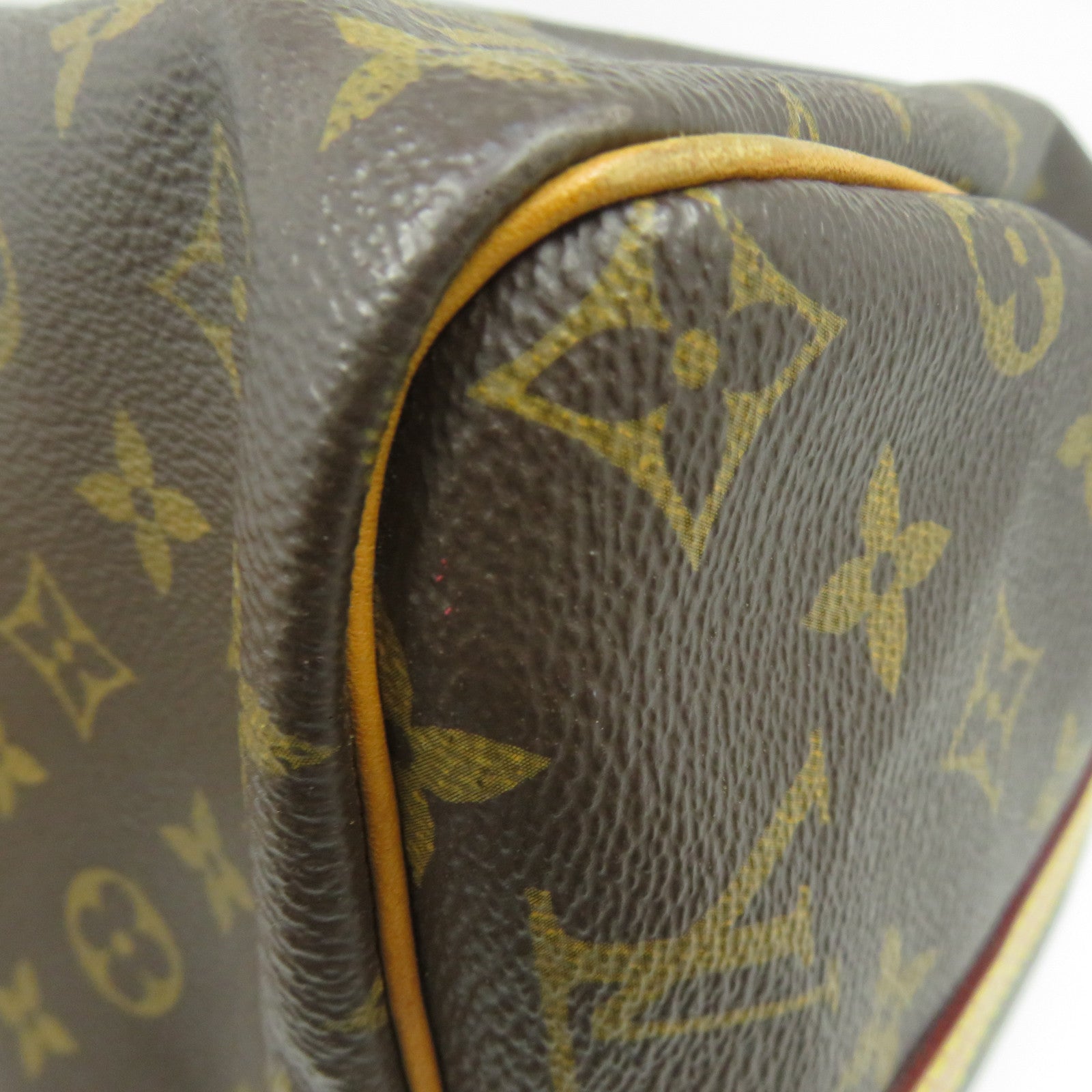 LOUIS VUITTON Monogram Speedy Bandouliere 30金扣手挽肩背兩用袋啡色