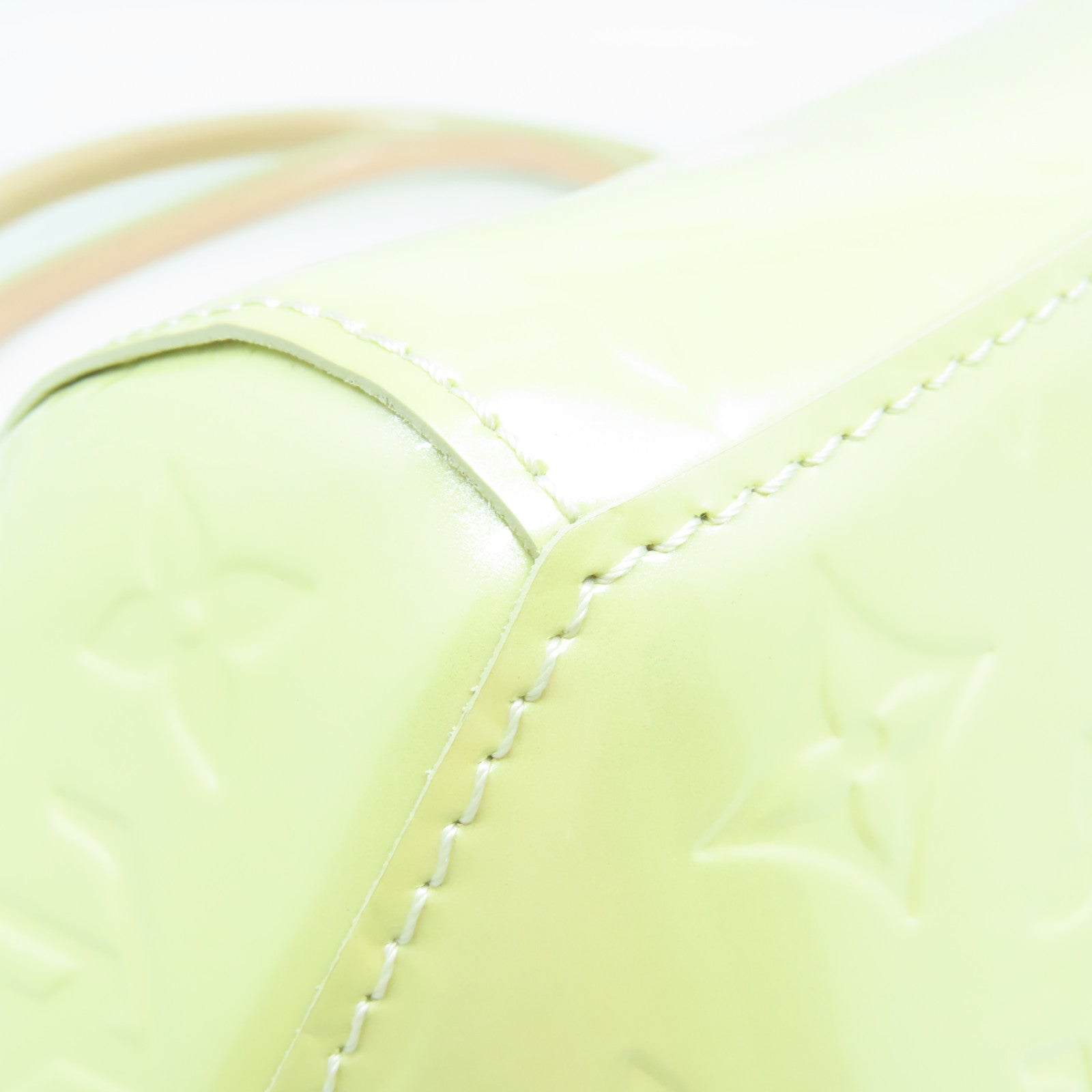 LOUIS VUITTON Vernis Sherwood PM金扣肩背袋黄色