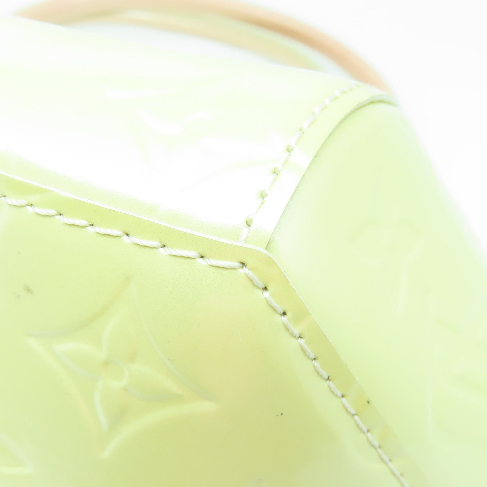 LOUIS VUITTON Vernis Sherwood PM金扣肩背袋黄色