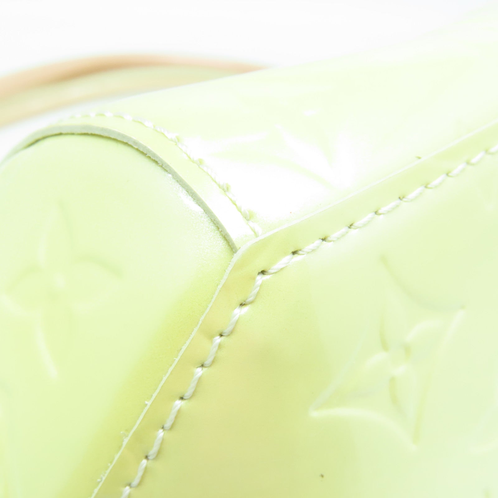 LOUIS VUITTON Vernis Sherwood PM金扣肩背袋黄色