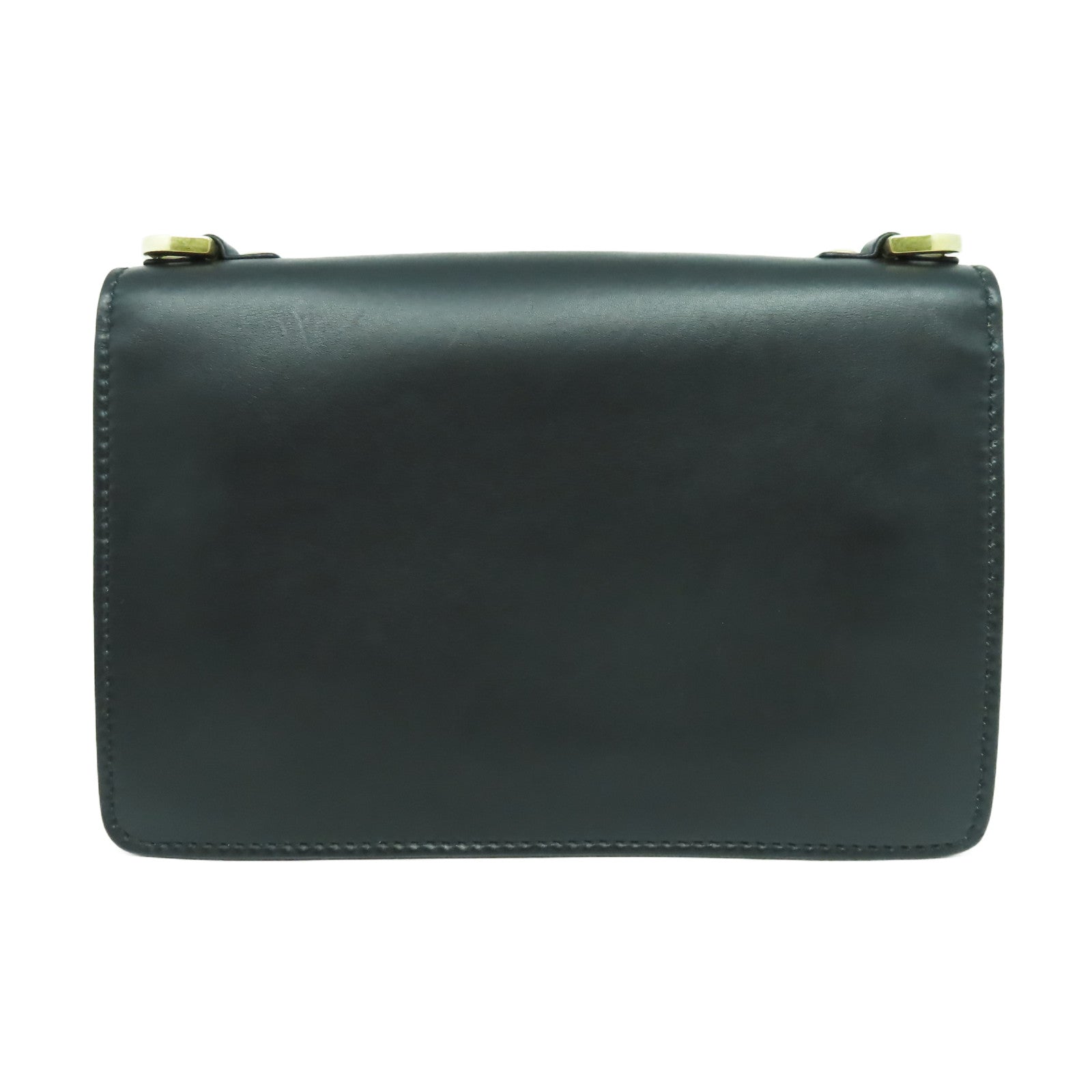 Dior 牛皮皮革2 Way Shoulder金扣肩背袋黑色