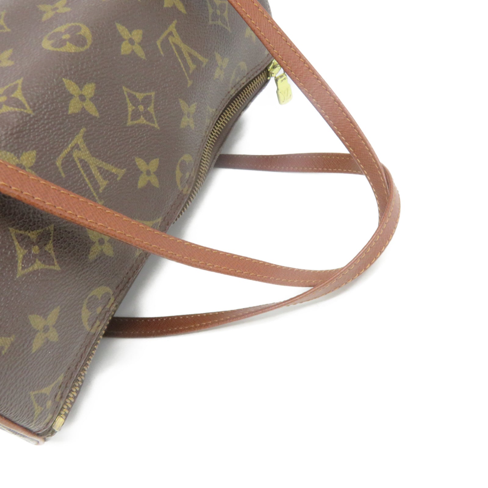 LOUIS VUITTON Monogram Papillon PM Shoulder Bag brown