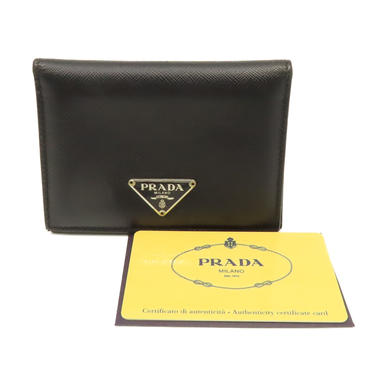 PRADA Saffiano皮革Card Case卡片套黑色