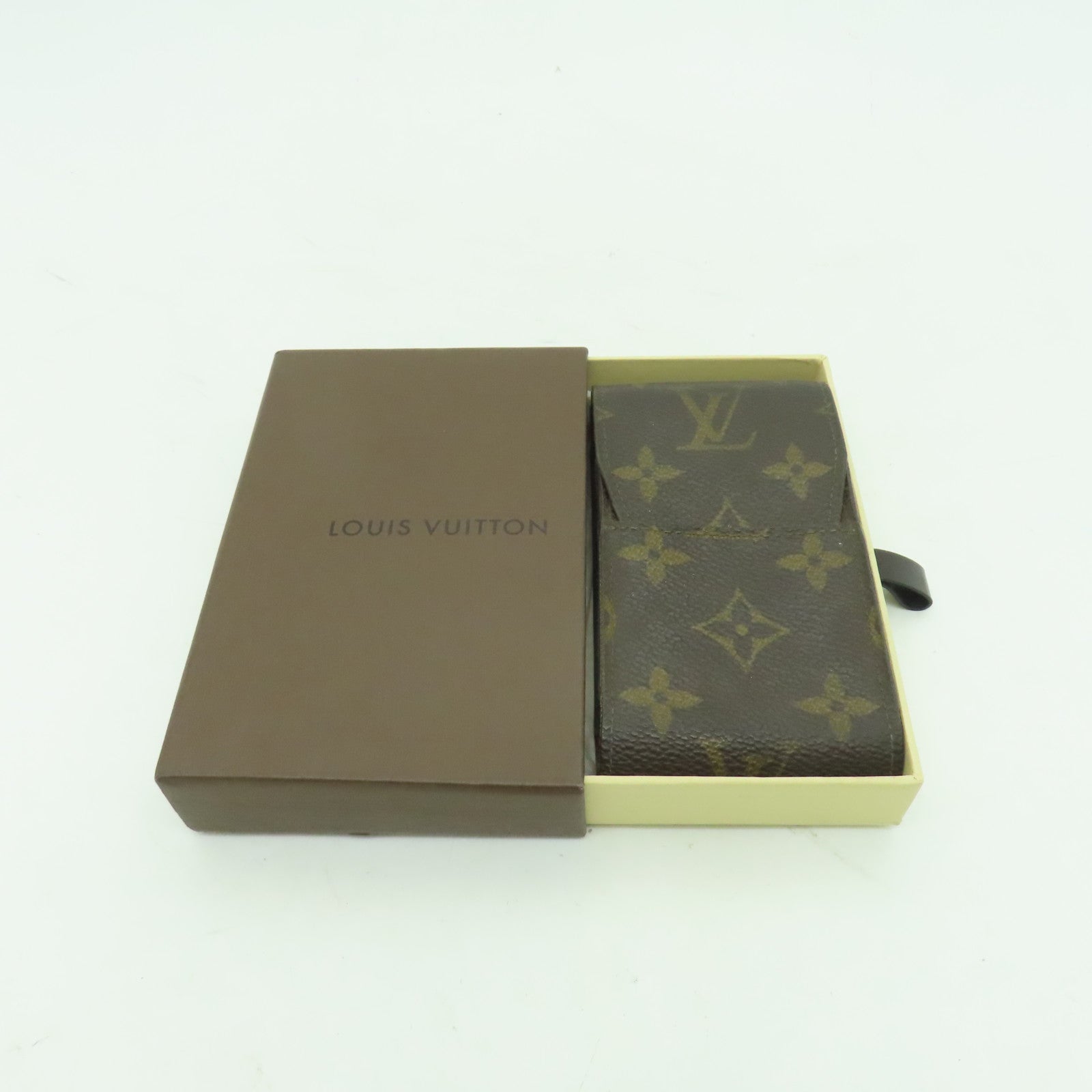 LOUIS VUITTON Monogram Cigarette Case煙盒啡色
