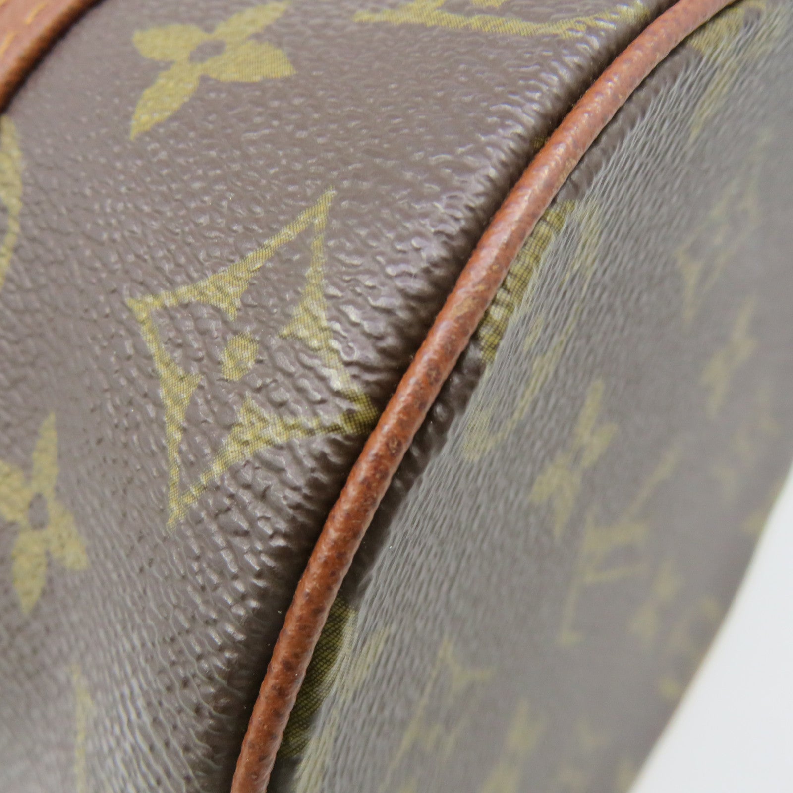 LOUIS VUITTON Monogram Papillon PM Shoulder Bag brown