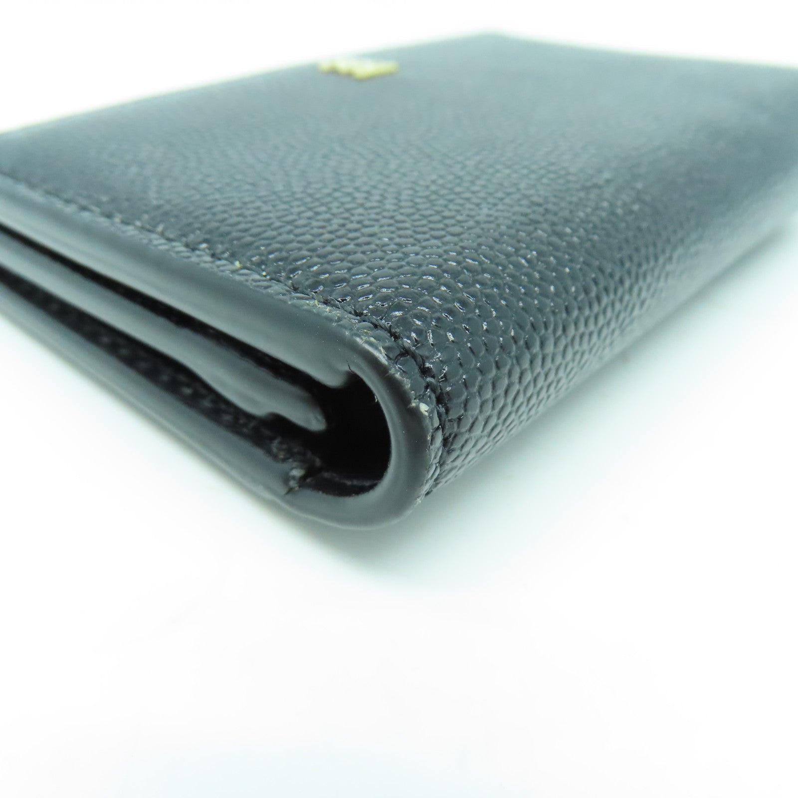 BURBERRY 牛皮皮革Card Case金扣卡片套黑色