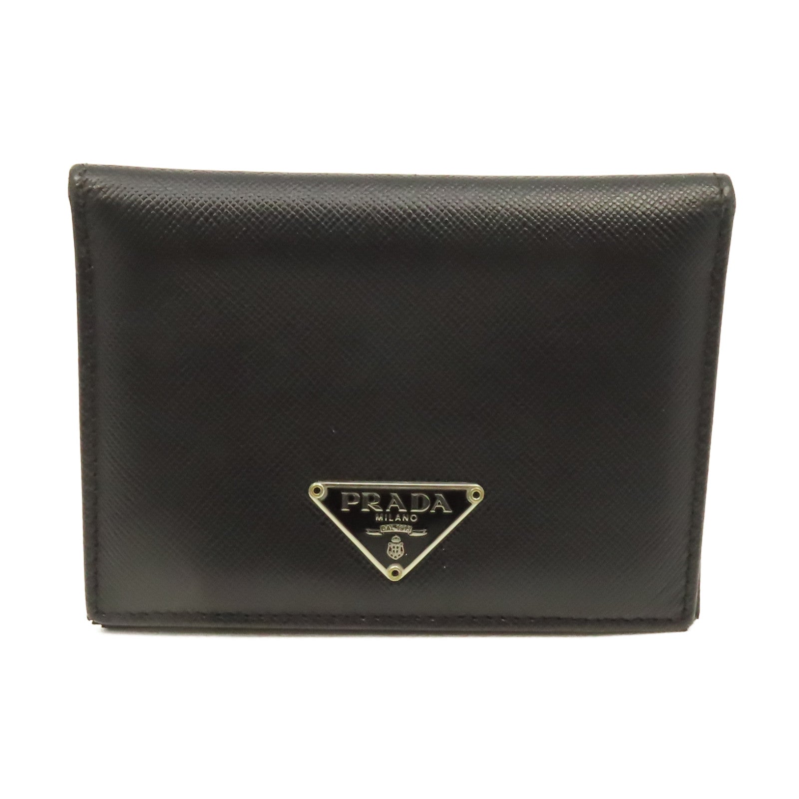 PRADA Saffiano皮革Card Case卡片套黑色