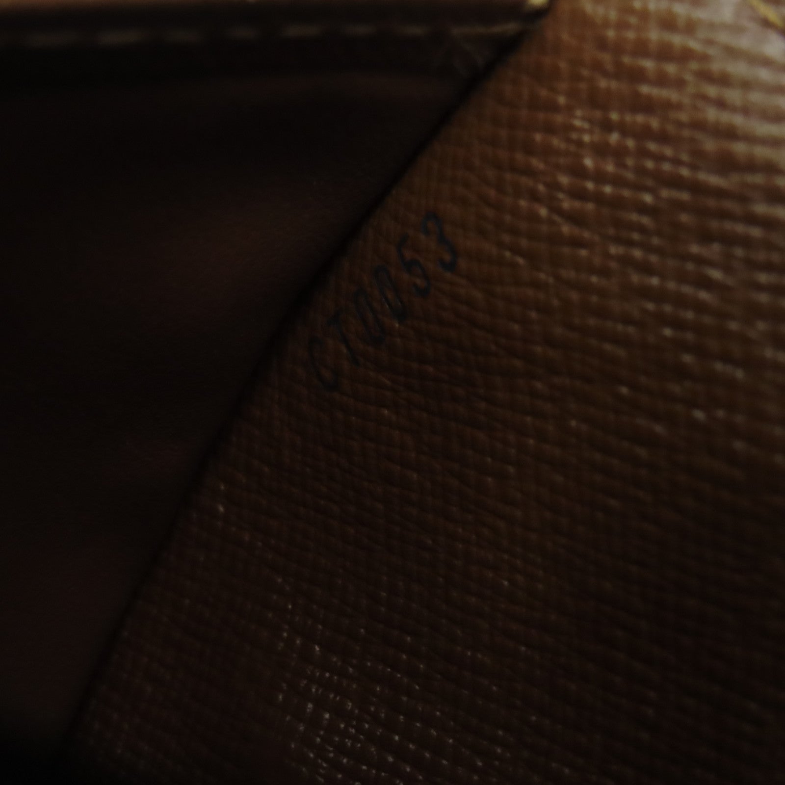 LOUIS VUITTON Monogram Compact Zipper金扣錢包啡色